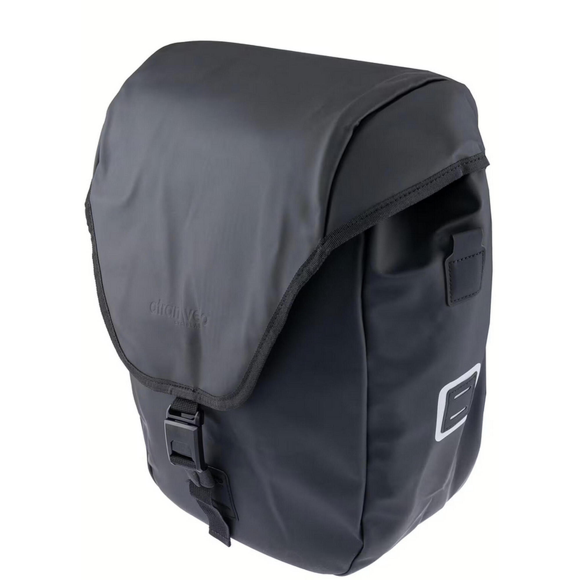 Torba na bagażnik rowerowy „Commuter Side”, czarna