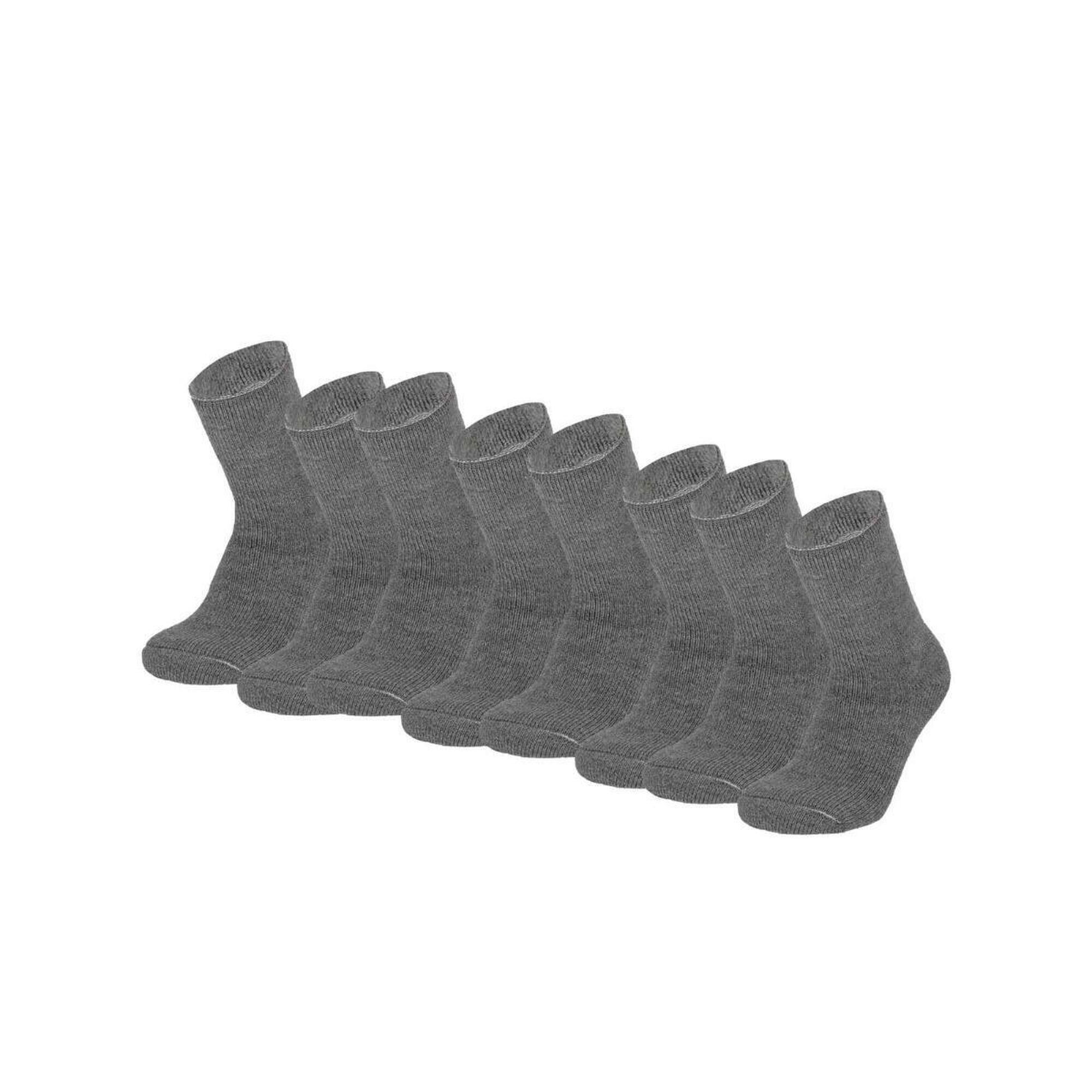Dziecięce Skarpety Termiczne - 4 Pary - Średni Szary