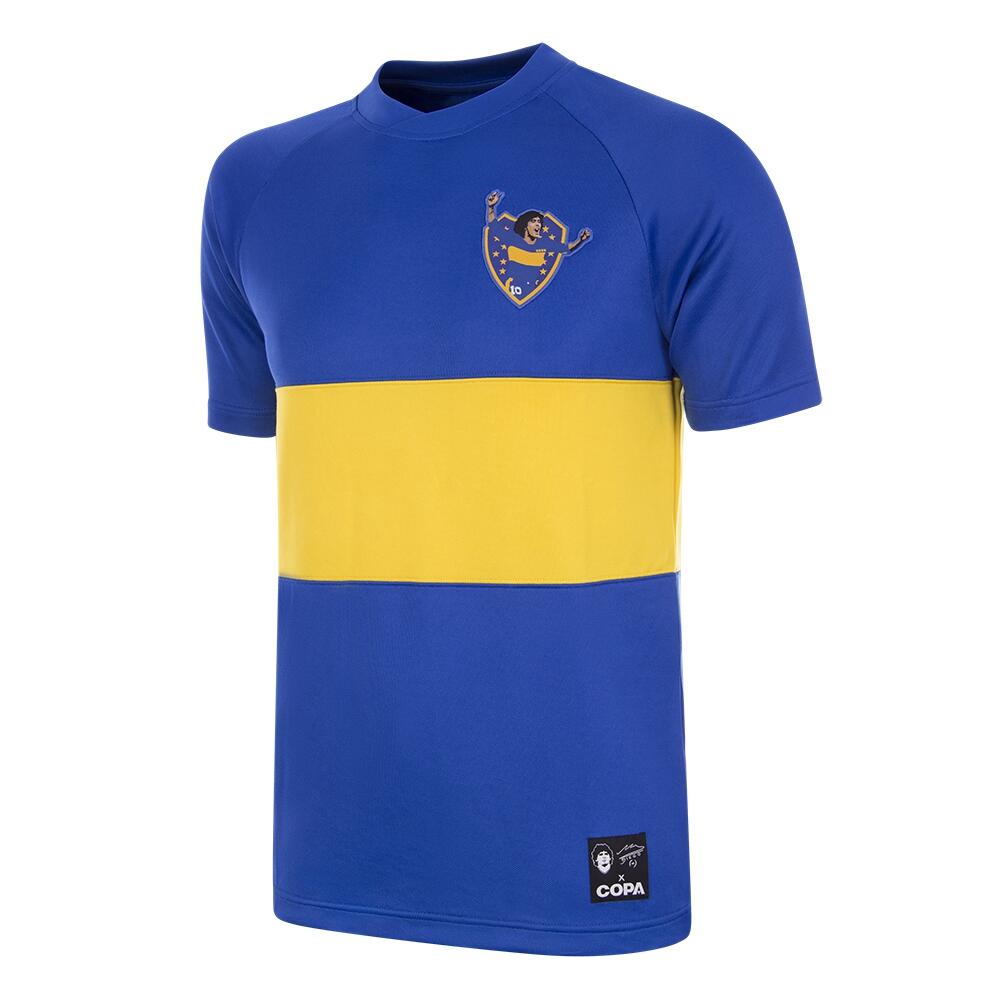 Maradona x COPA Camisola de Futebol Retro Boca 1981 - 82