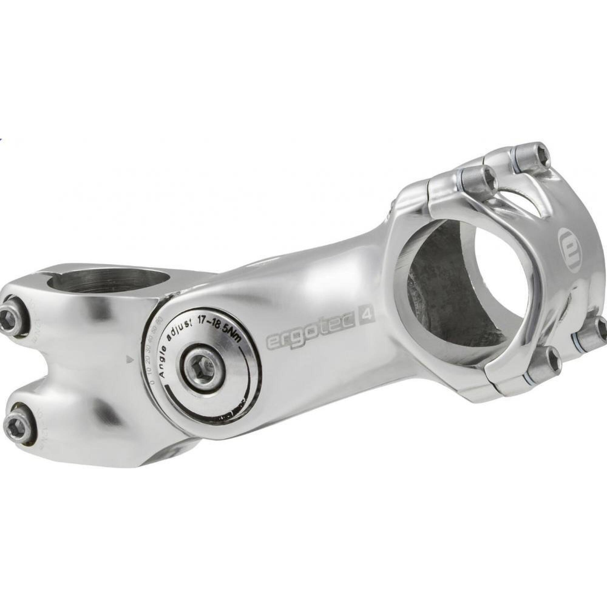 Ergotec Mostek Octopus 2 105 mm, 25,4 mm, srebrny