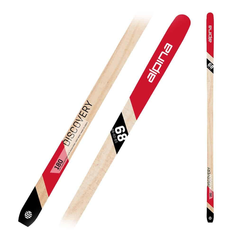 Narty biegowe BackCountry dla dorosłych Alpina Discovery 68 mm styl klasyczny