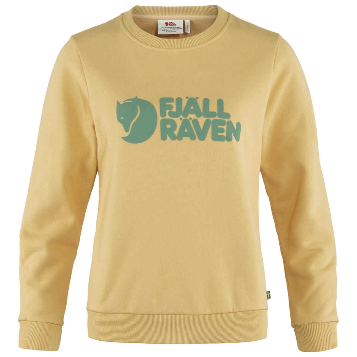 Bluza bawełniana damska Fjallraven Logo Sweater