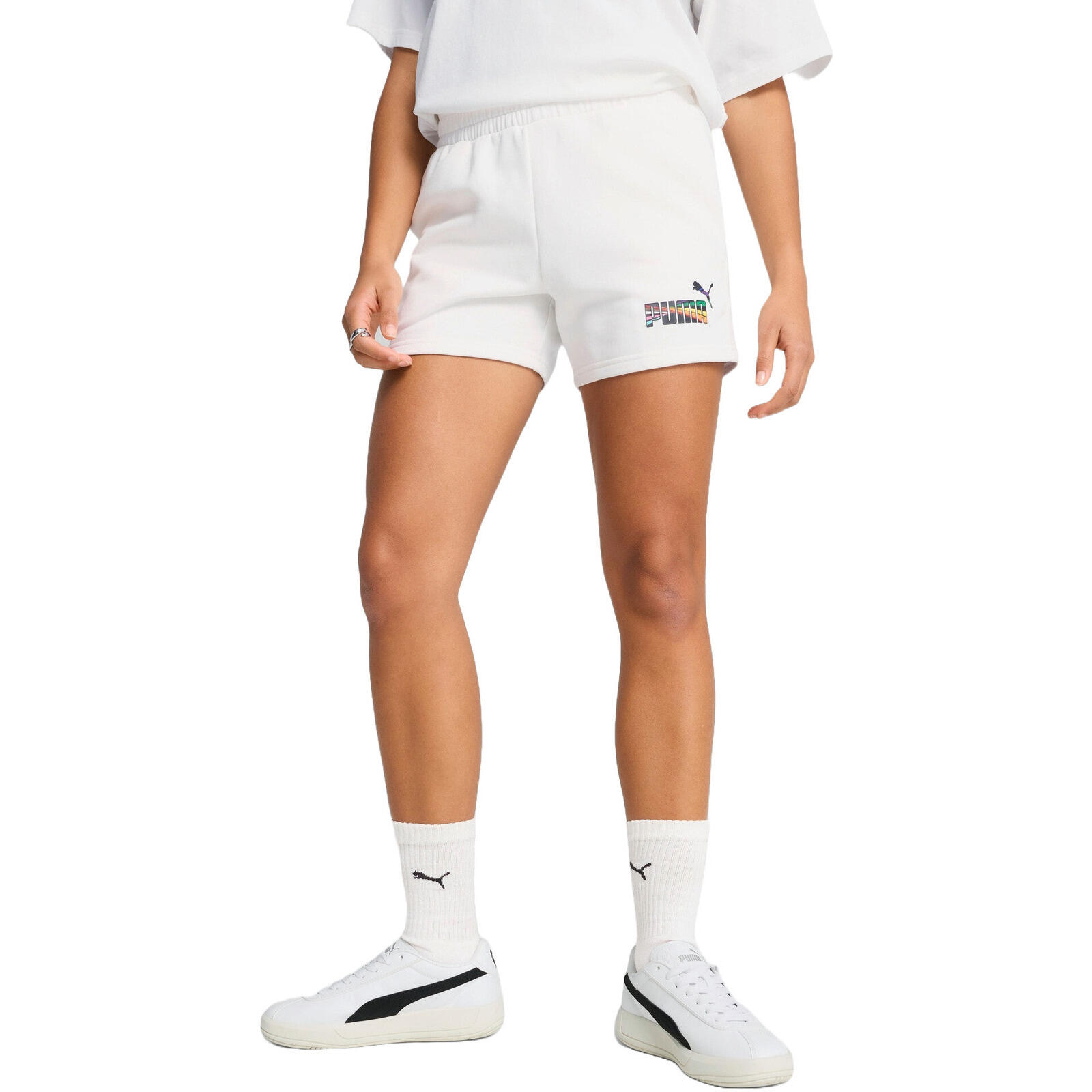 Szorty damskie Puma Love United Mid rise Shorts 4
