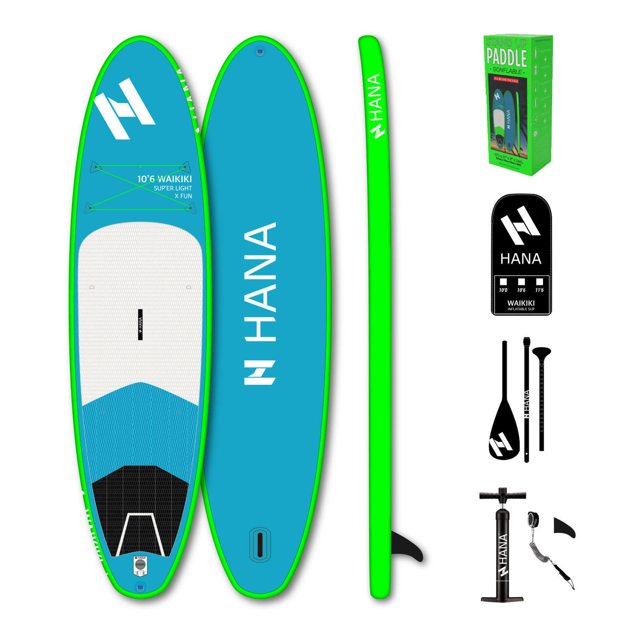 Deska SUP HANA 10'6 - Światło Waikiki