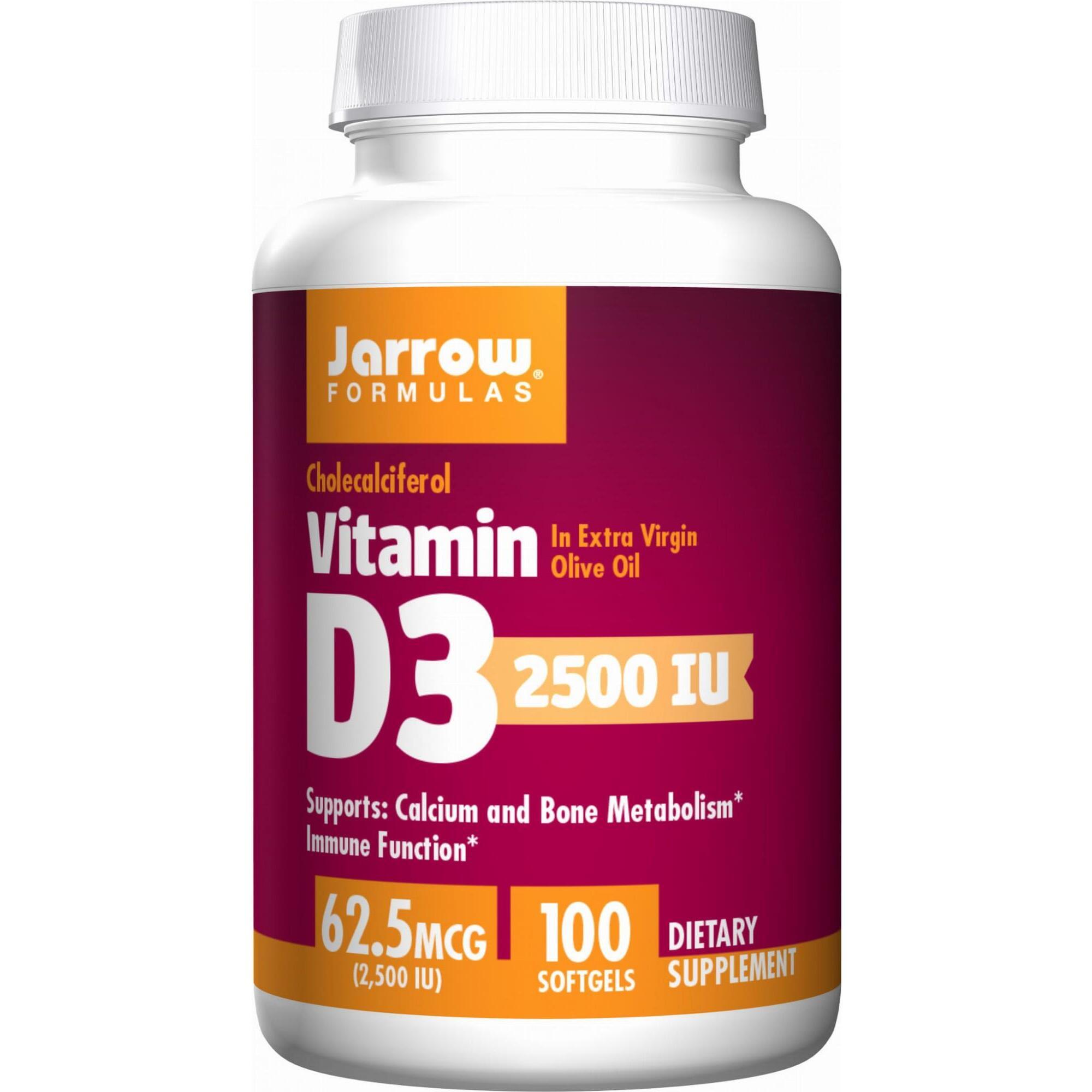 Jarrow Formulas Vitamin D3 2500 Iu - 100 Kapsułek