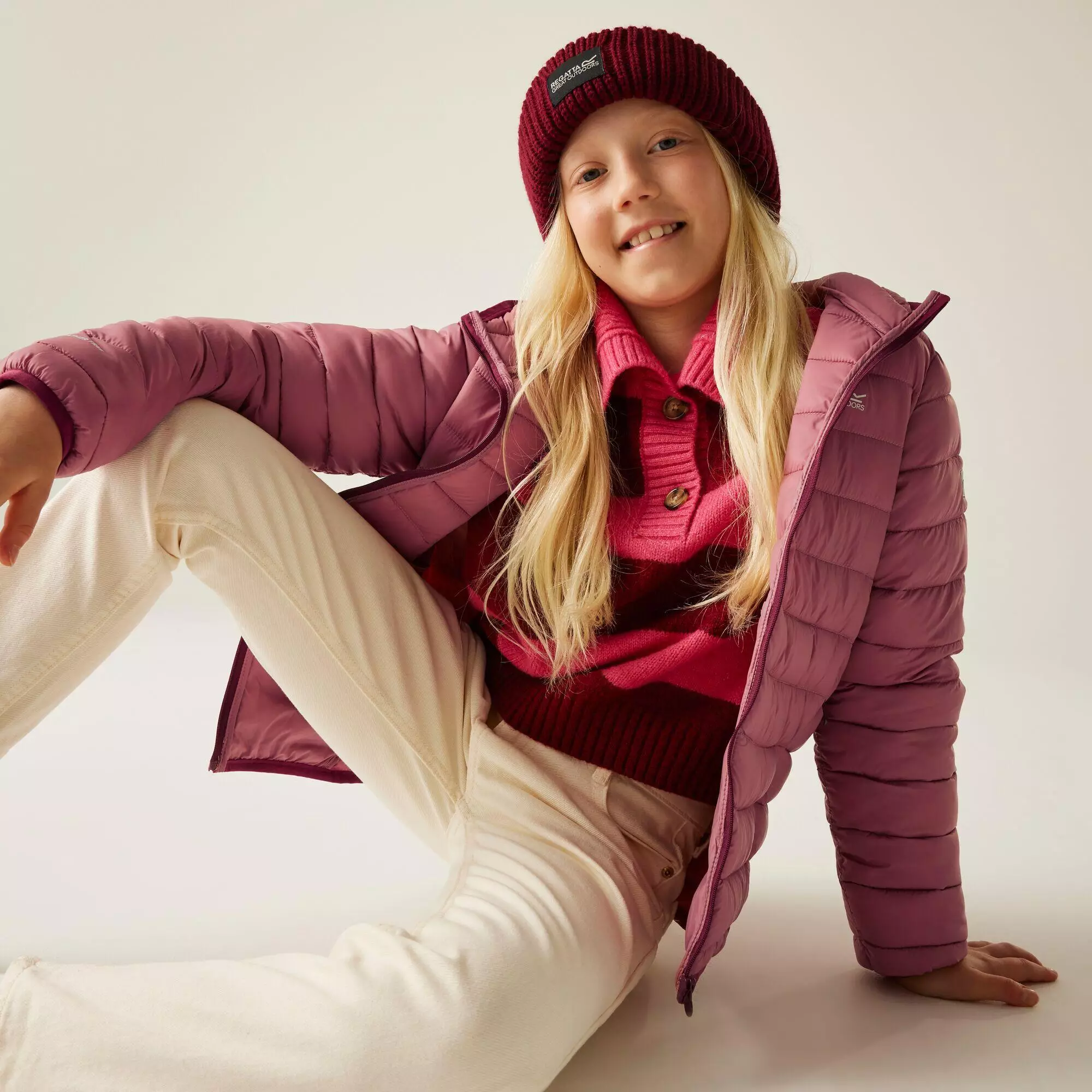 Marizion Kids Water Repellent Active Hooded Baffled Jacket Jacket