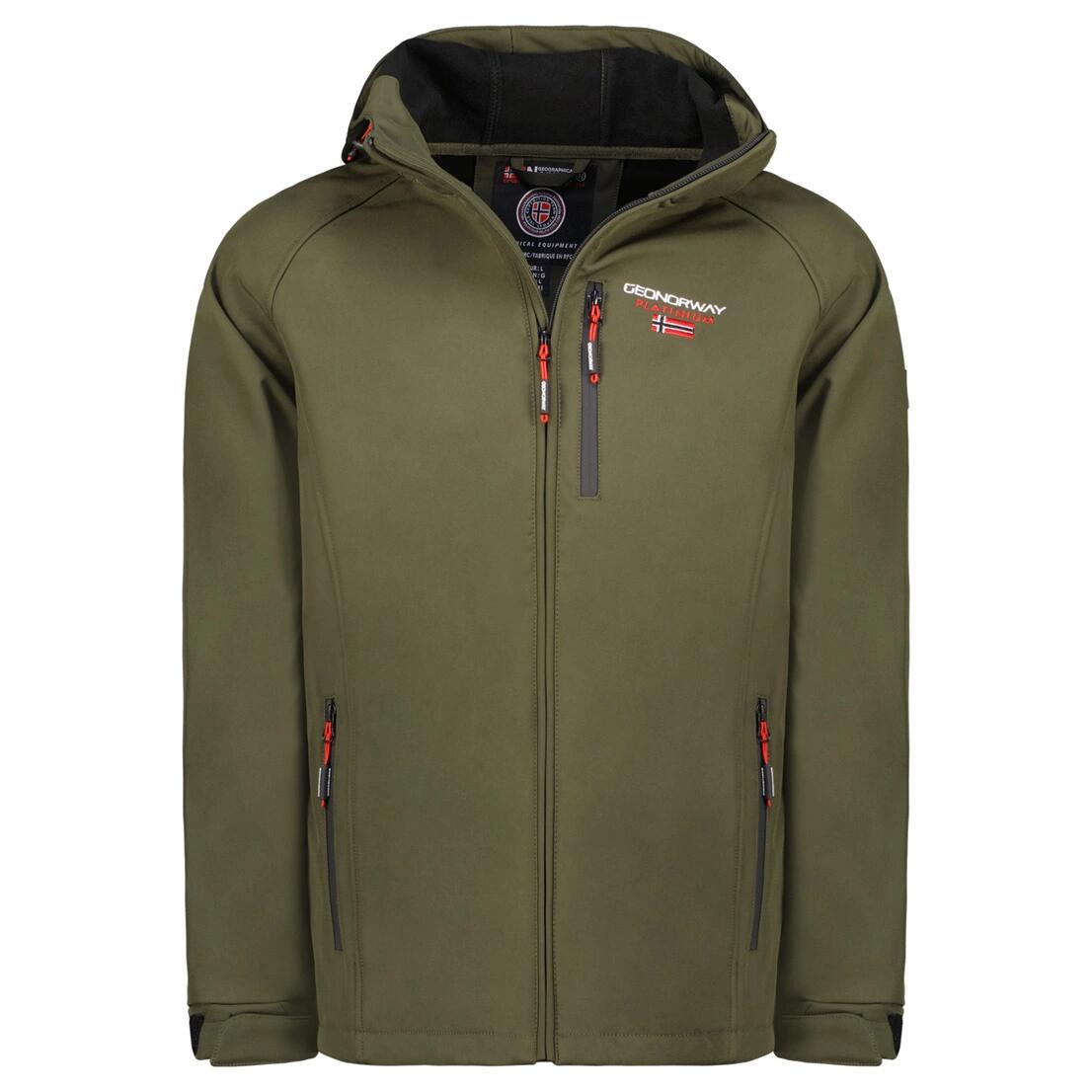 Geographical Norway TAKITO — softshell męski, khaki (WY1161H).