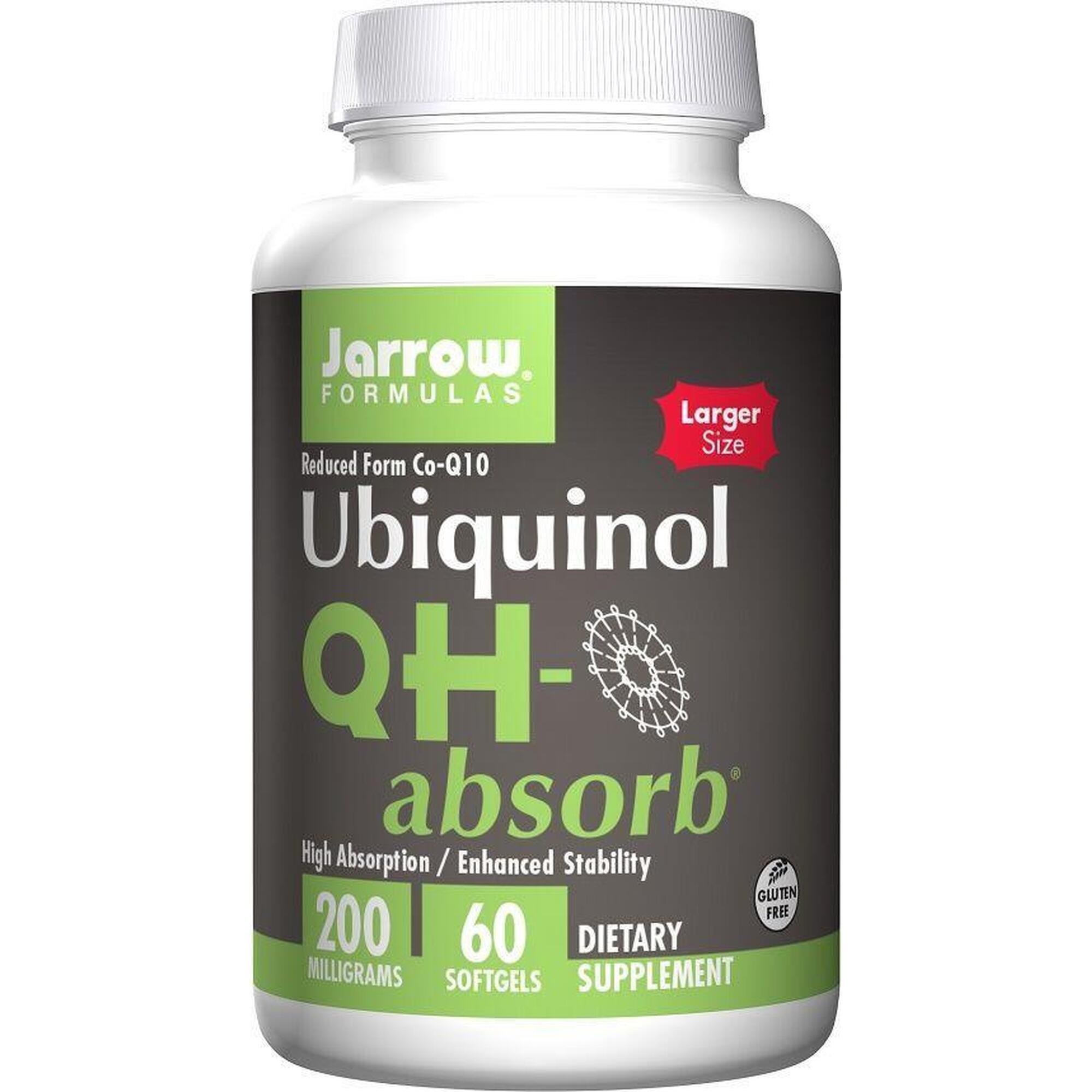 Jarrow Formulas Ubiquinol Qh-Absorb 200Mg- 60 Softgels