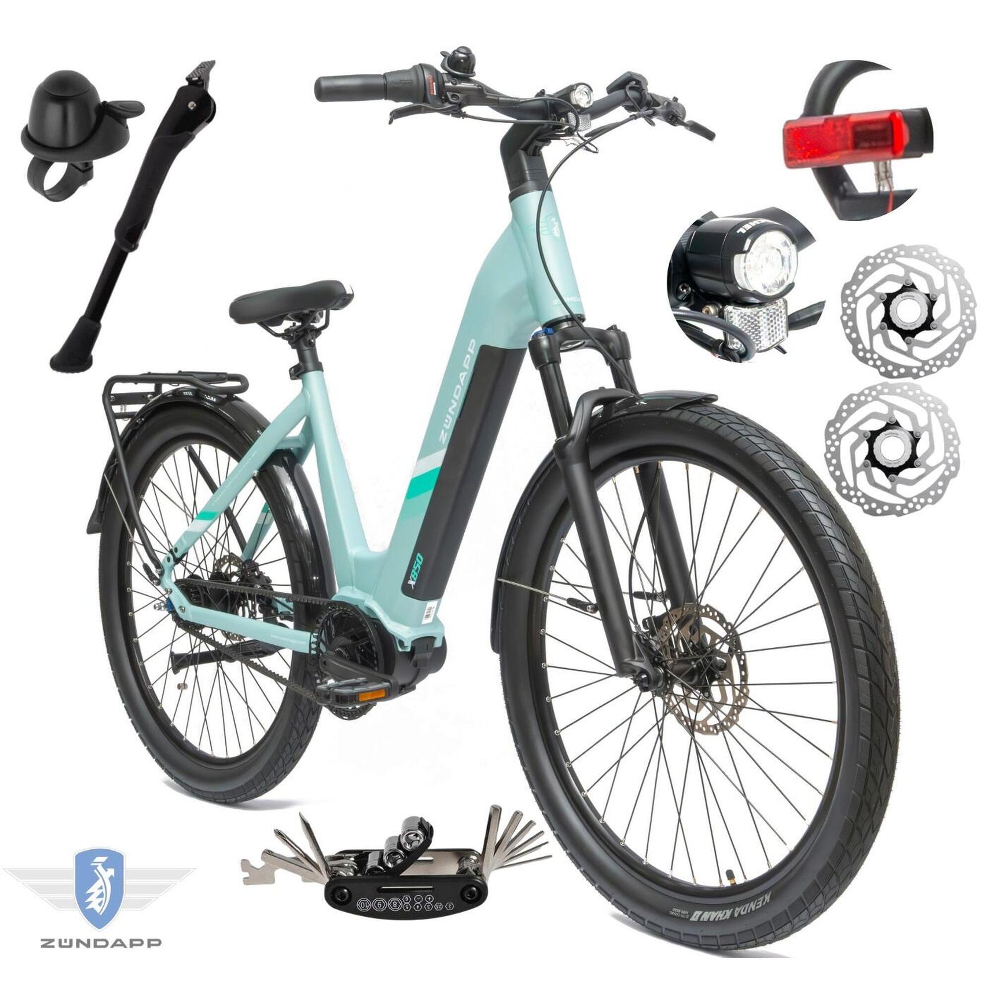 Rower Elektryczny Damski Trekkingowy 27,5 SHIMANO Nexus LCD 250W Hydraulika