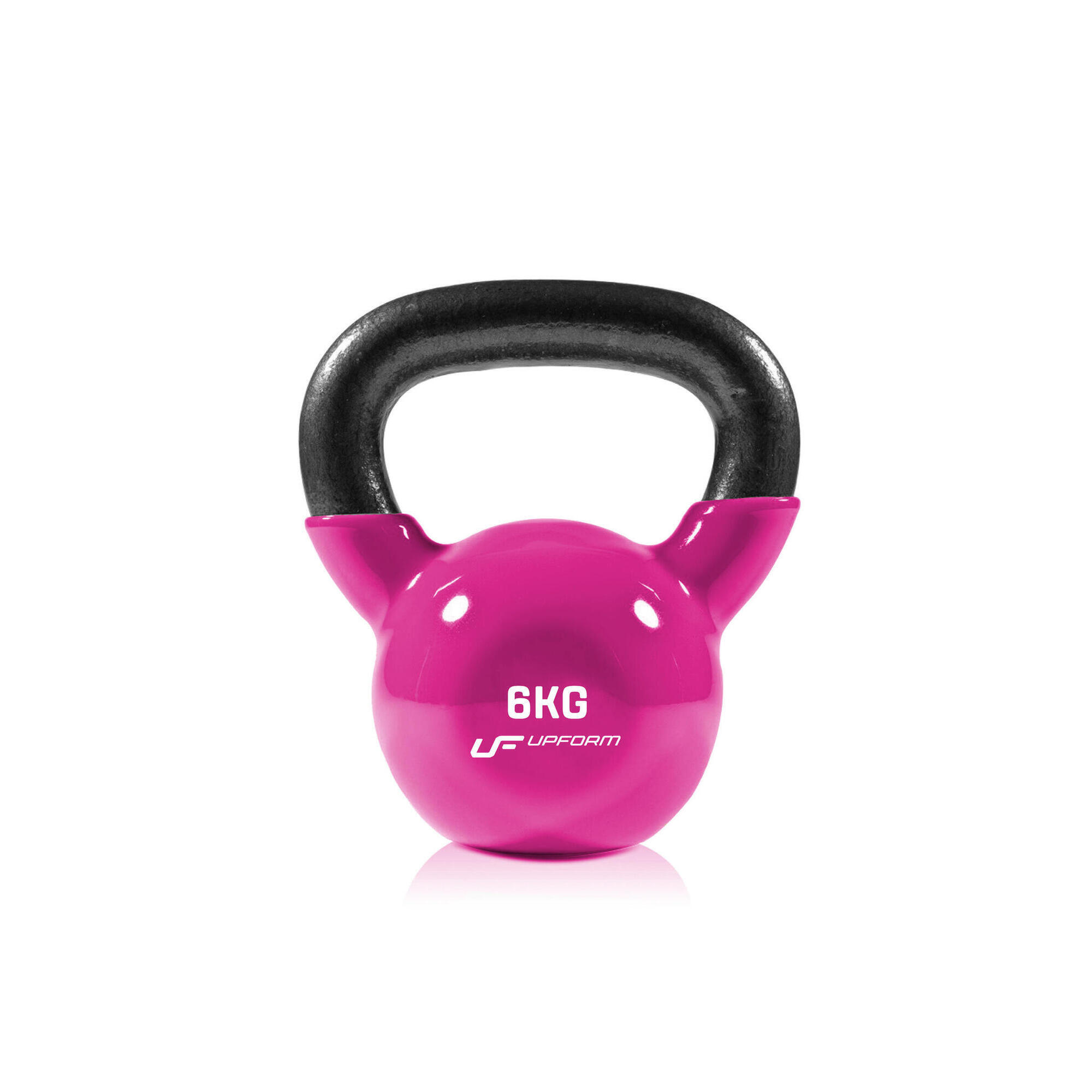 Hantla winylowa żeliwna Kettlebell 6 kg UpForm