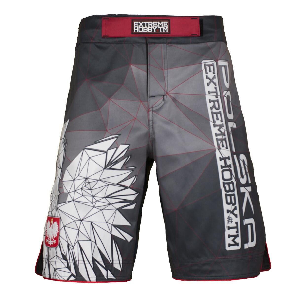 Spodenki do Grapplingu MMA BJJ K1 męskie EXTREME HOBBY POLSKA grey