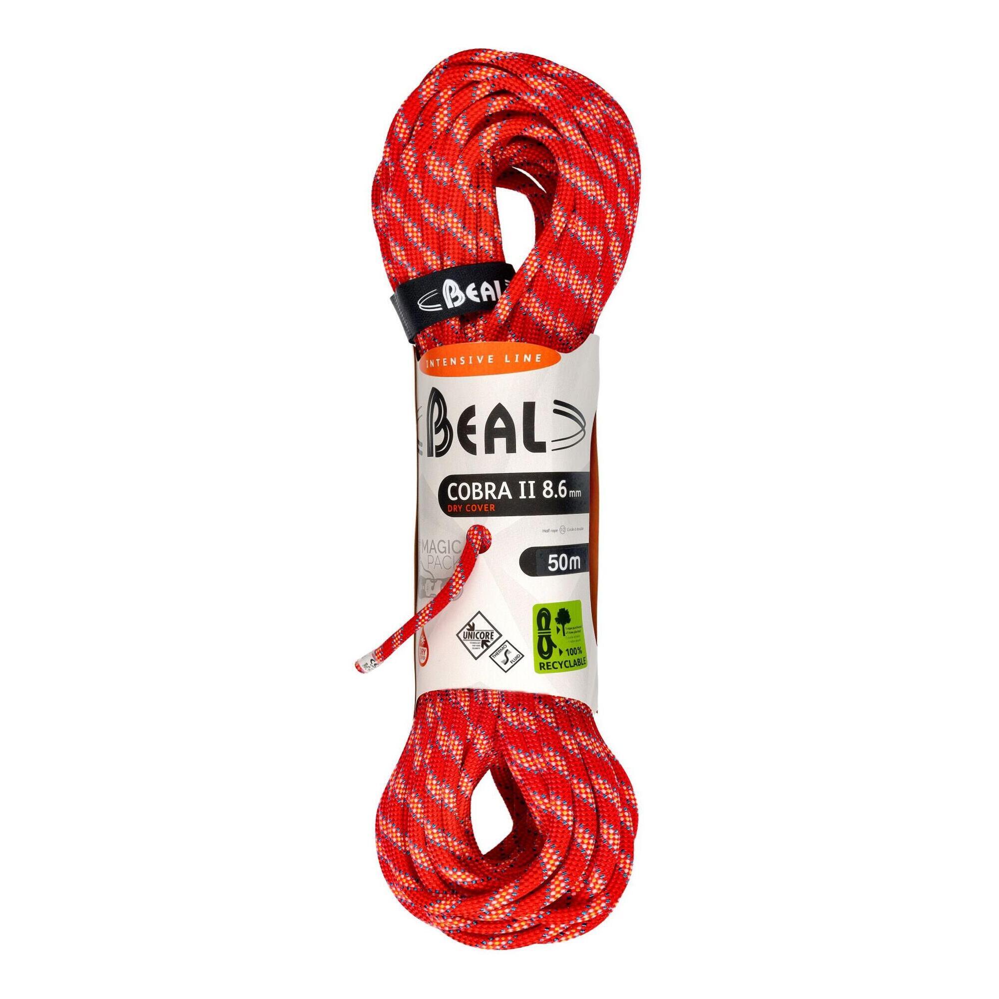 Lina dynamiczna Beal Cobra Unicore Dry Cover 8,6 mm 50 m