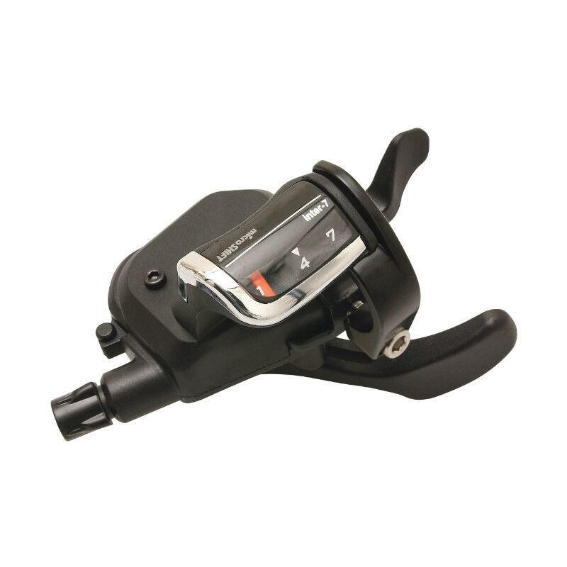 Przerzutka do roweru miejskiego ze wskaźnikiem Shimano Nexus 7V.