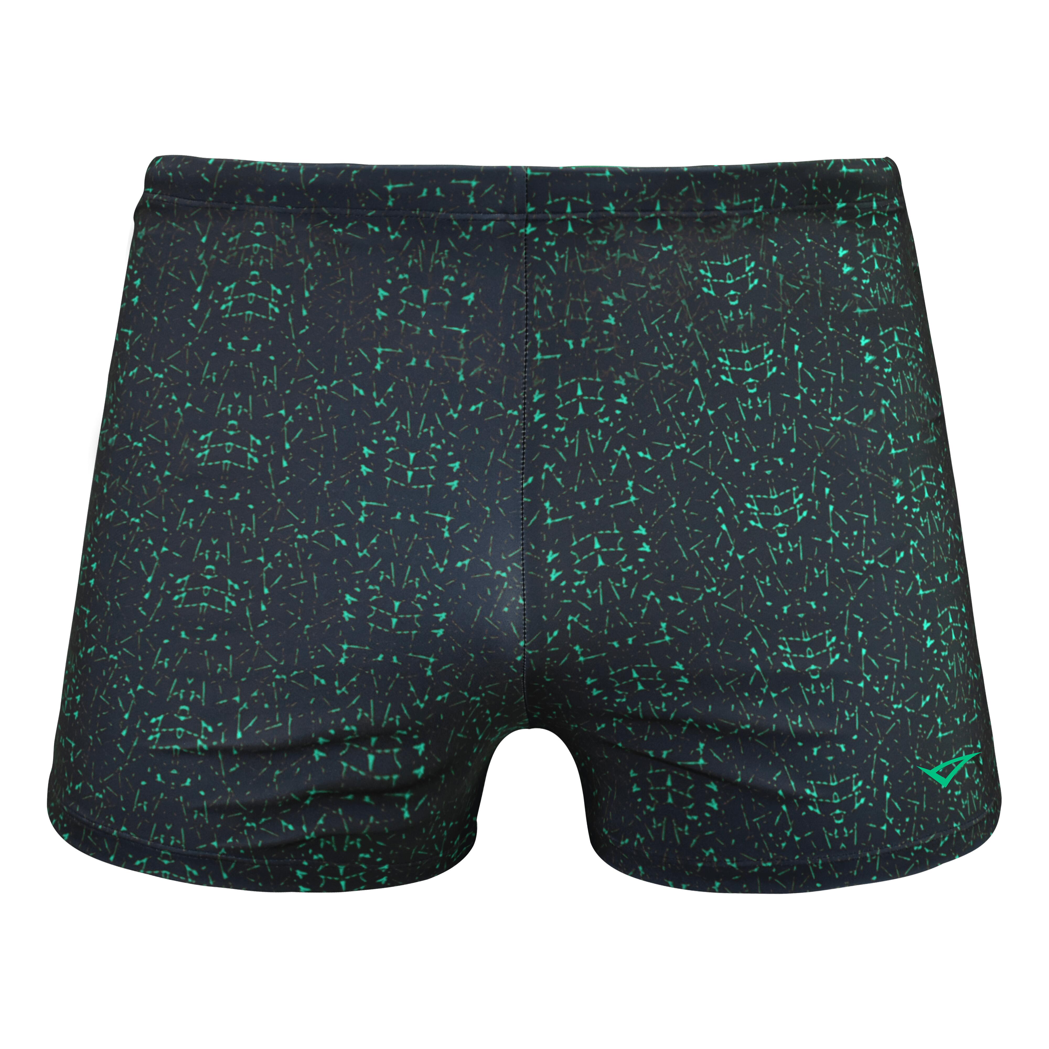 Kąpielówki LIAK ciemnoszare miętowe