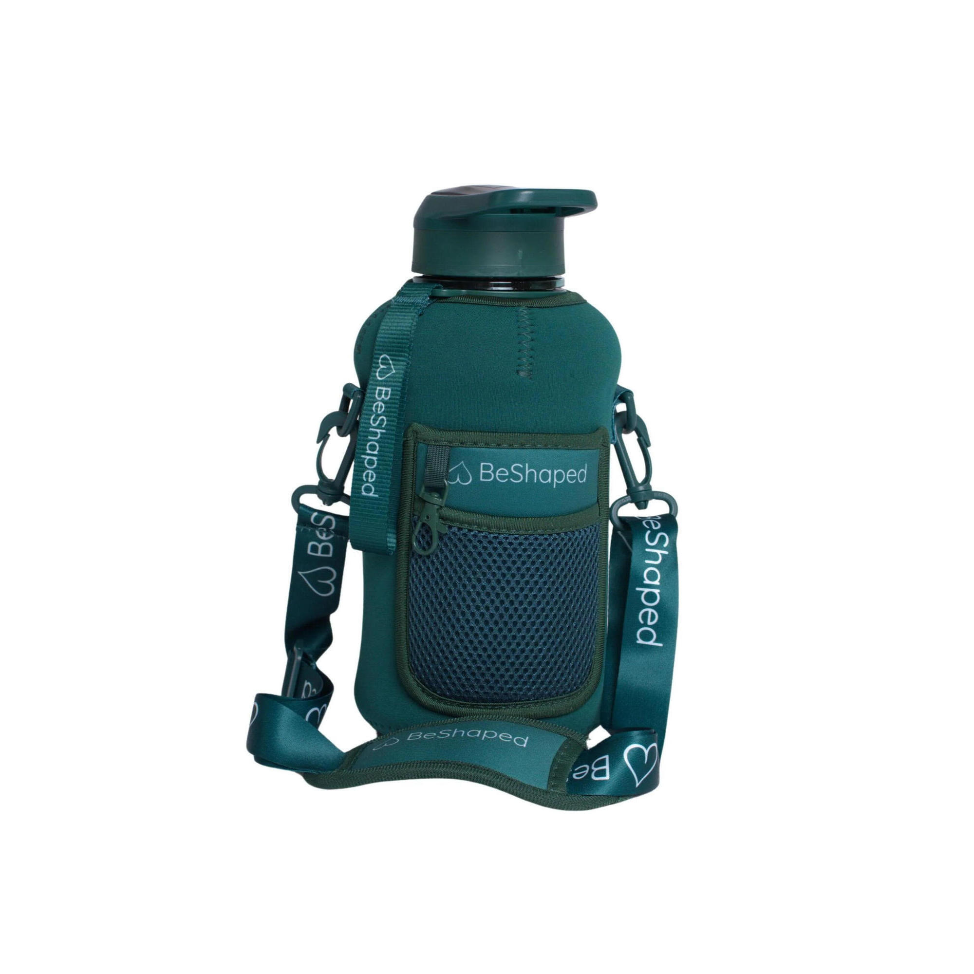 Butelka na Wodę z Kieszenią Zielona 1.3 L