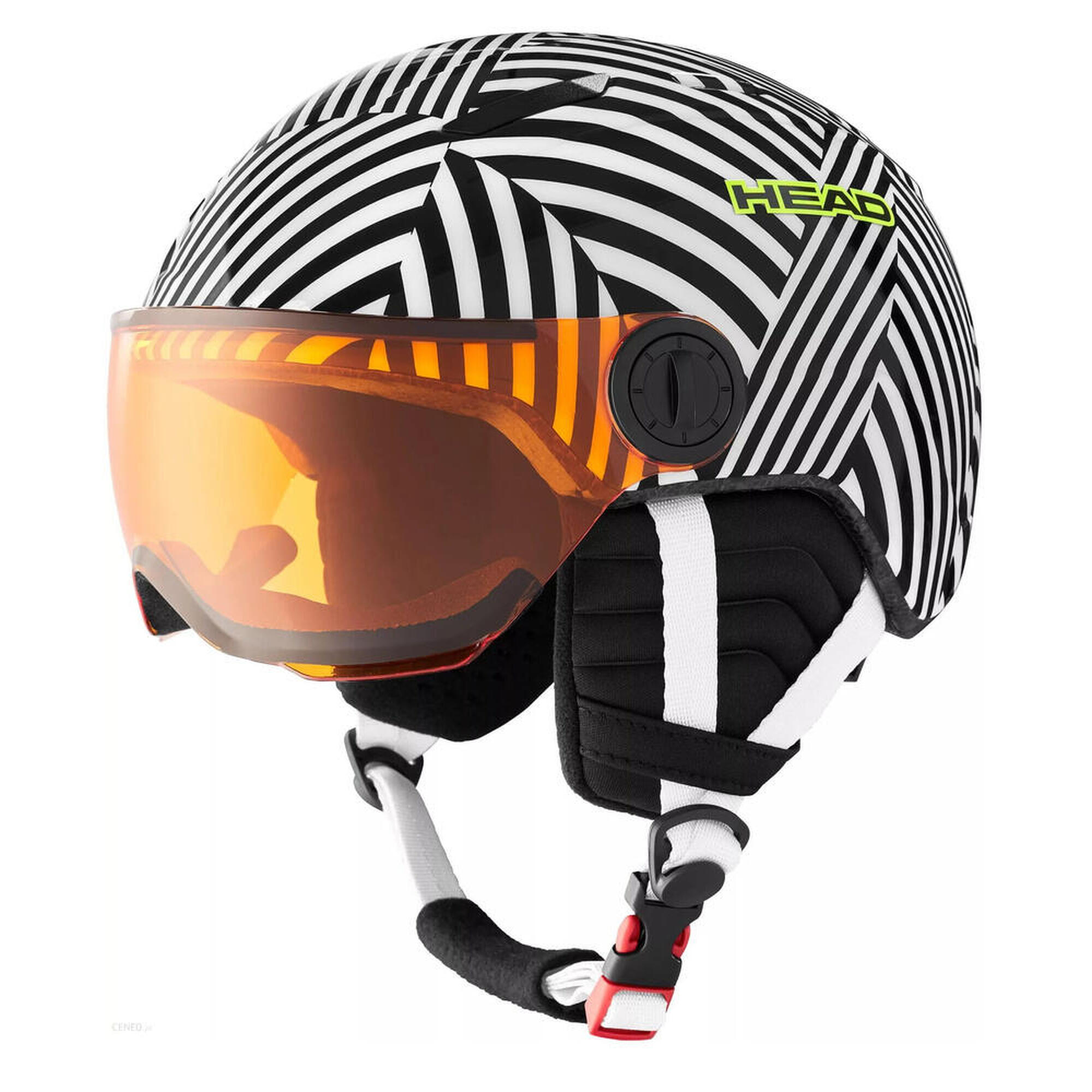 Kask narciarski dla dorosłych Head Mojo Visor z szybą czarny