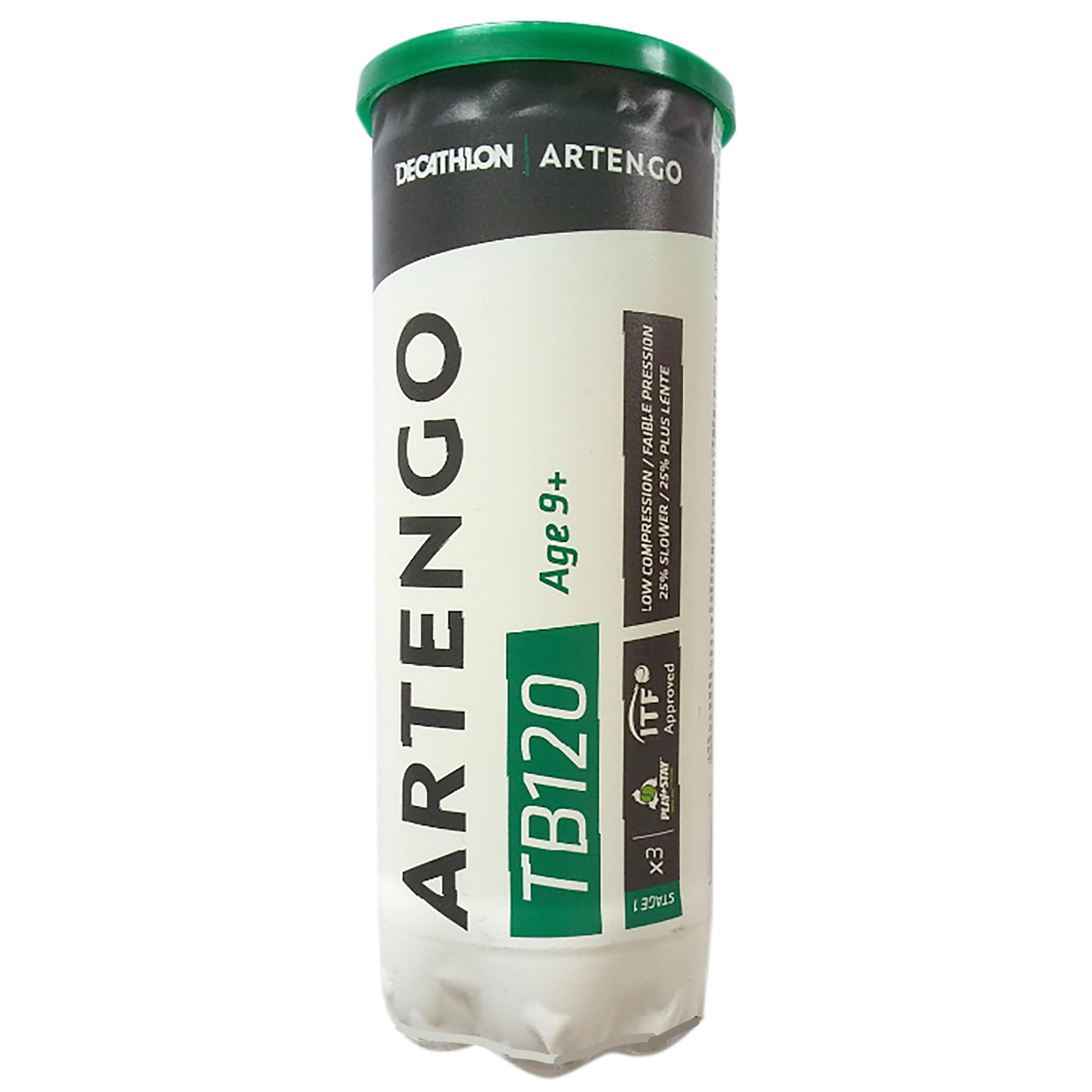 Piłka Ciśnieniowa Do Tenisa Tb120*3 Na Turnieje Dla Dzieci