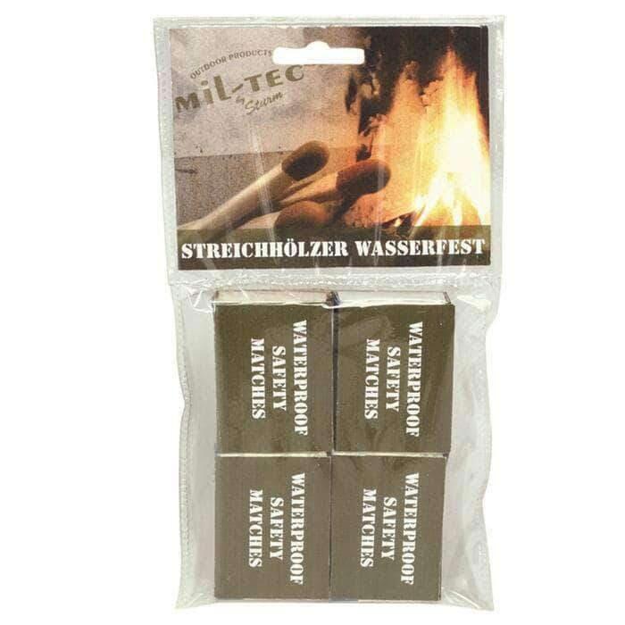 Zapałki wodoodporne blister 4 opakowania