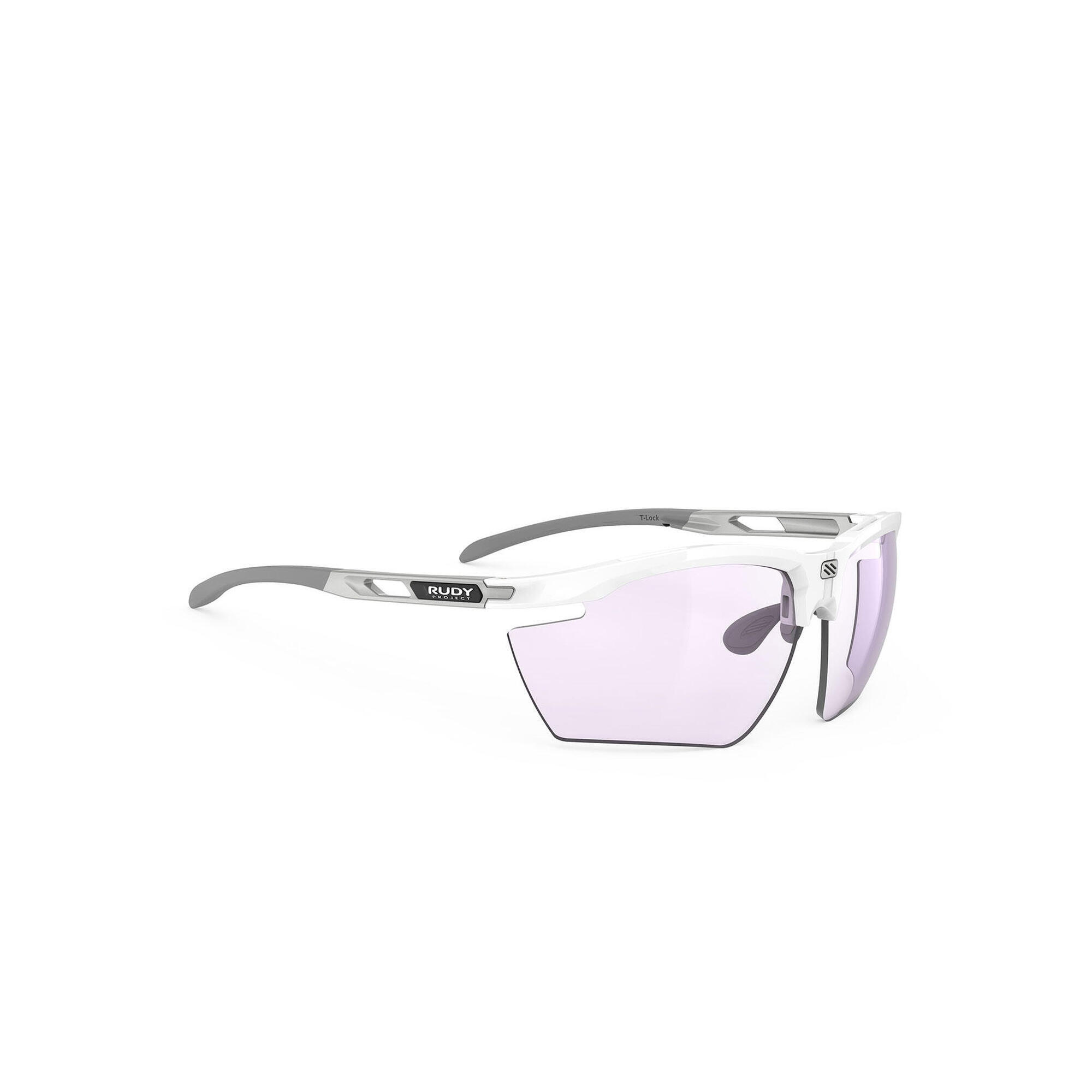 Okulary Rudy Project MAGNUS WHITE GLOSS - Impactx™ Photochromic 2 Laser Purple