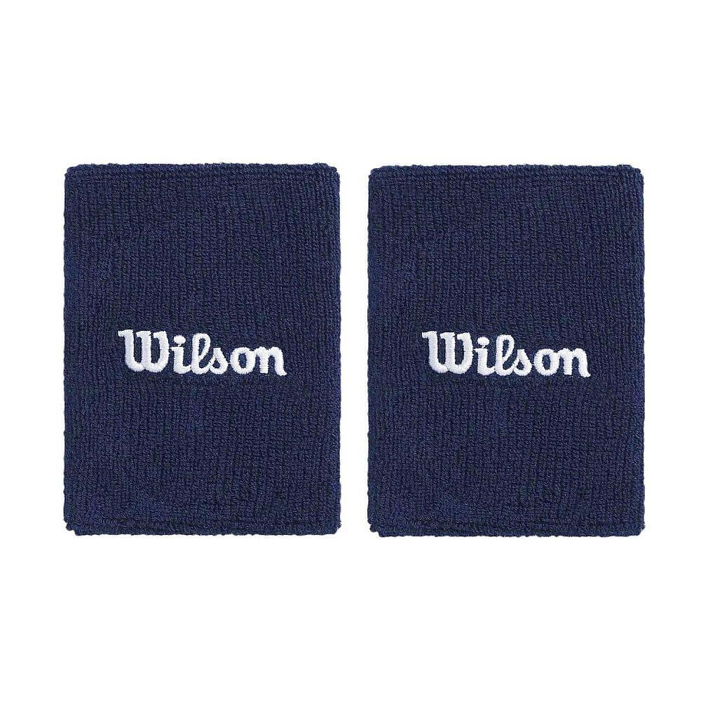 Frotki na rękę Wilson Wide Terry Wristband 2 szt