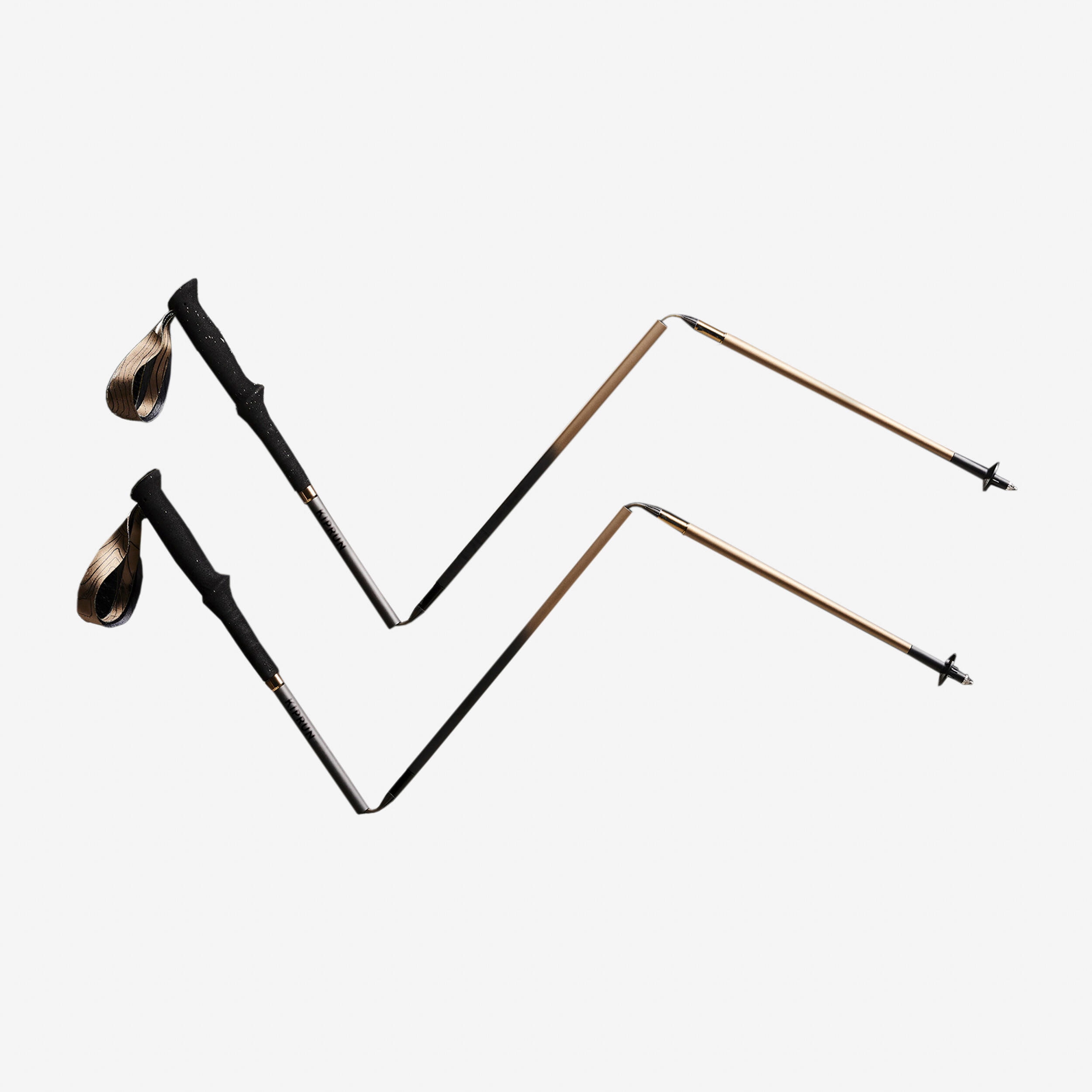 Kijki do biegania w terenie Kiprun carbon trzyczęściowe