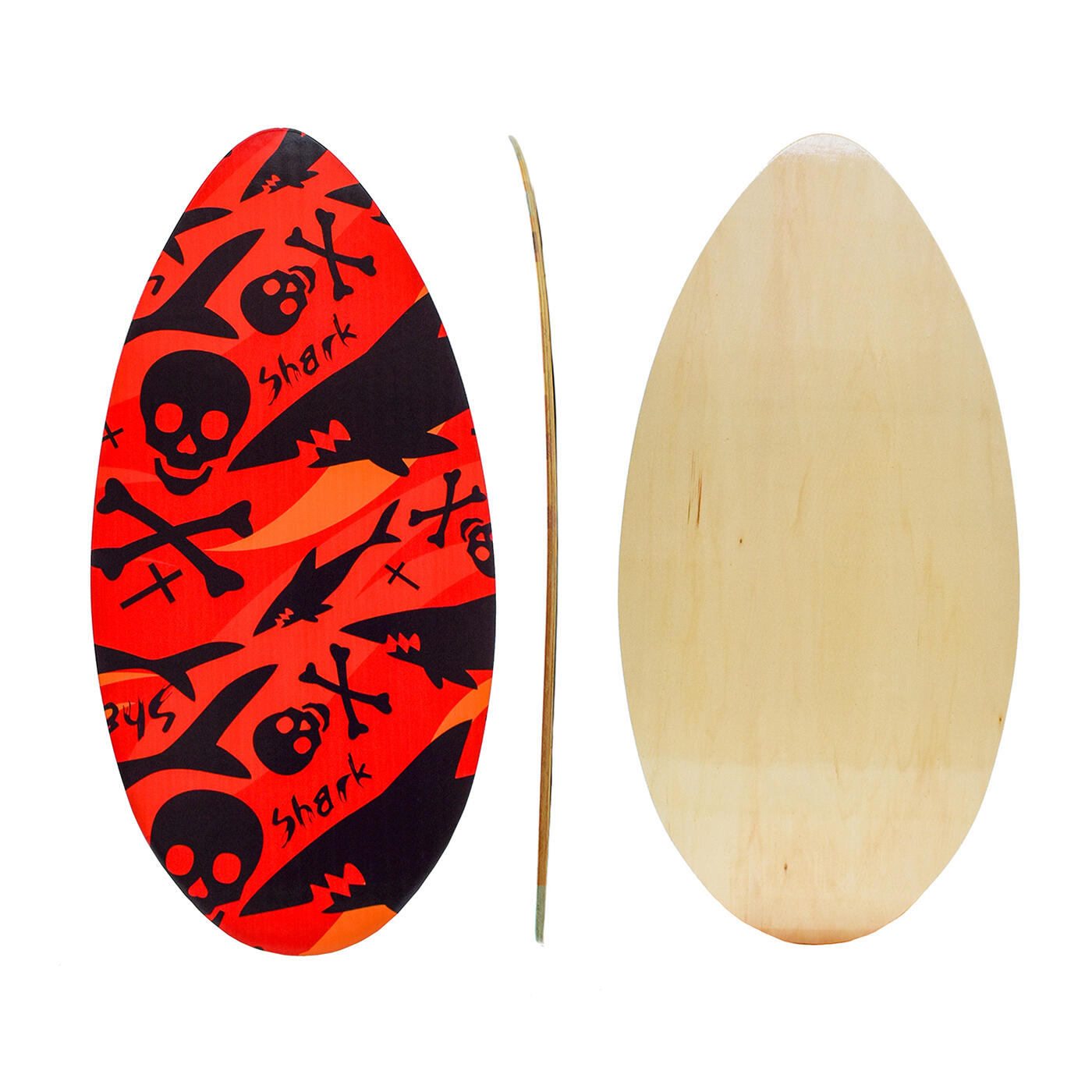 Deska skimboardowa z drewna 41''shark