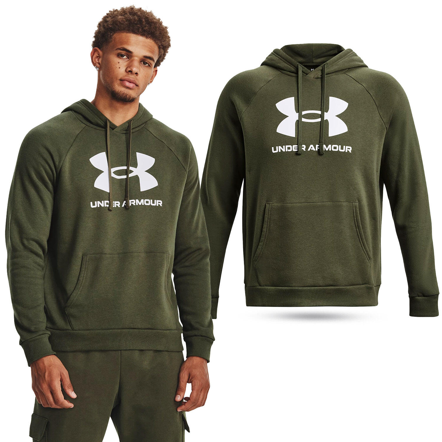 Bluza fitness męska Under Armour Rival Fleece Logo HD