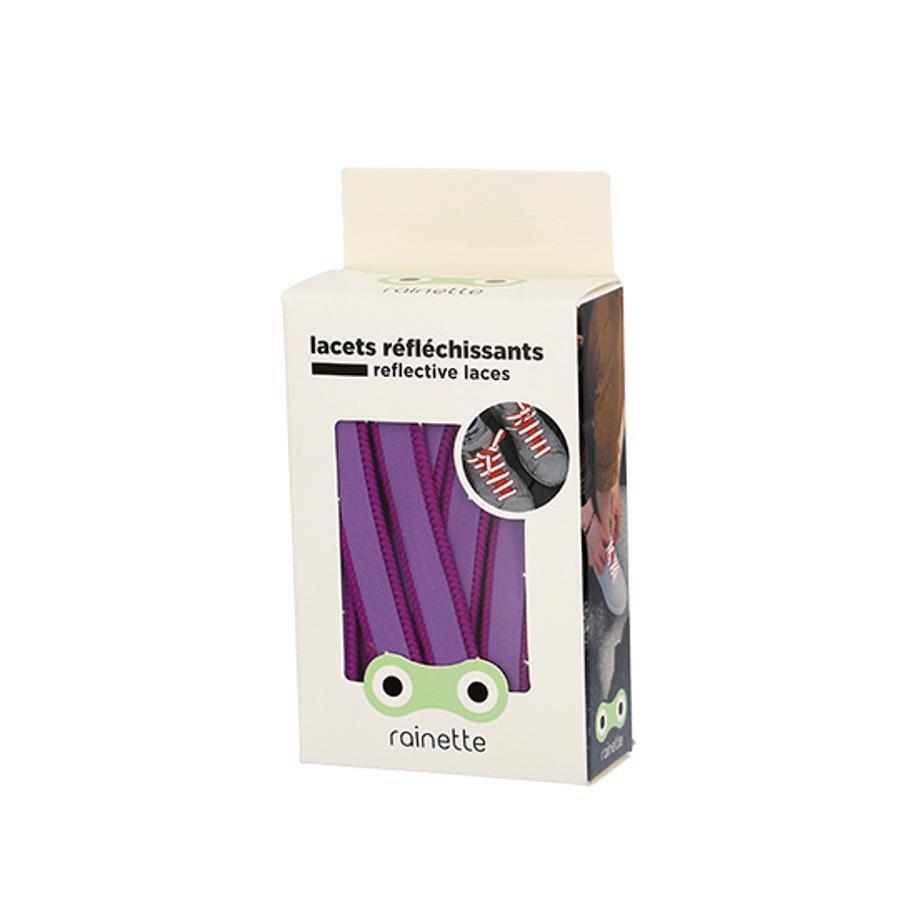 Sznurowadła z taśmą odblaskową Rainette