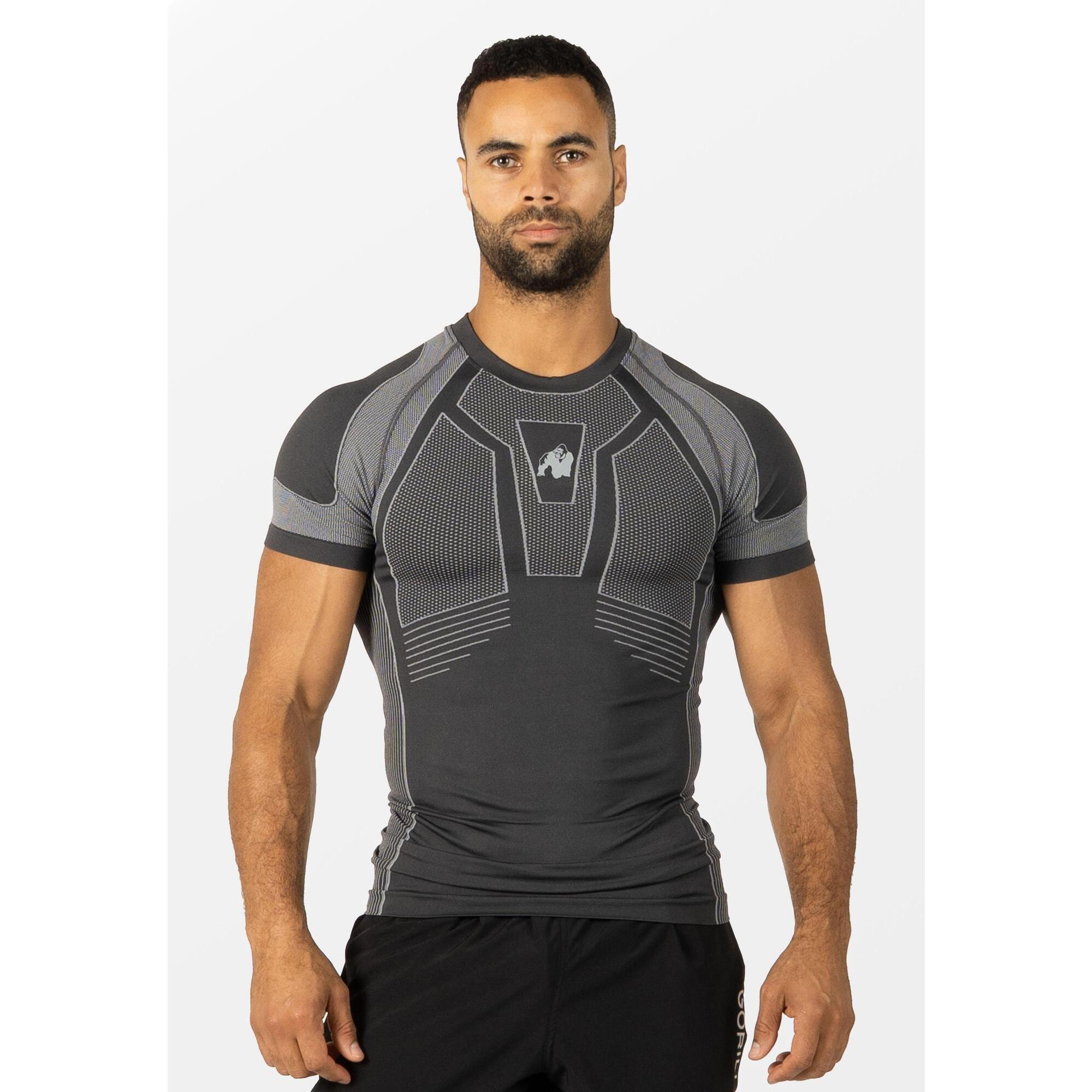 Arcata Bezszwowe Koszulka - Dark Szary