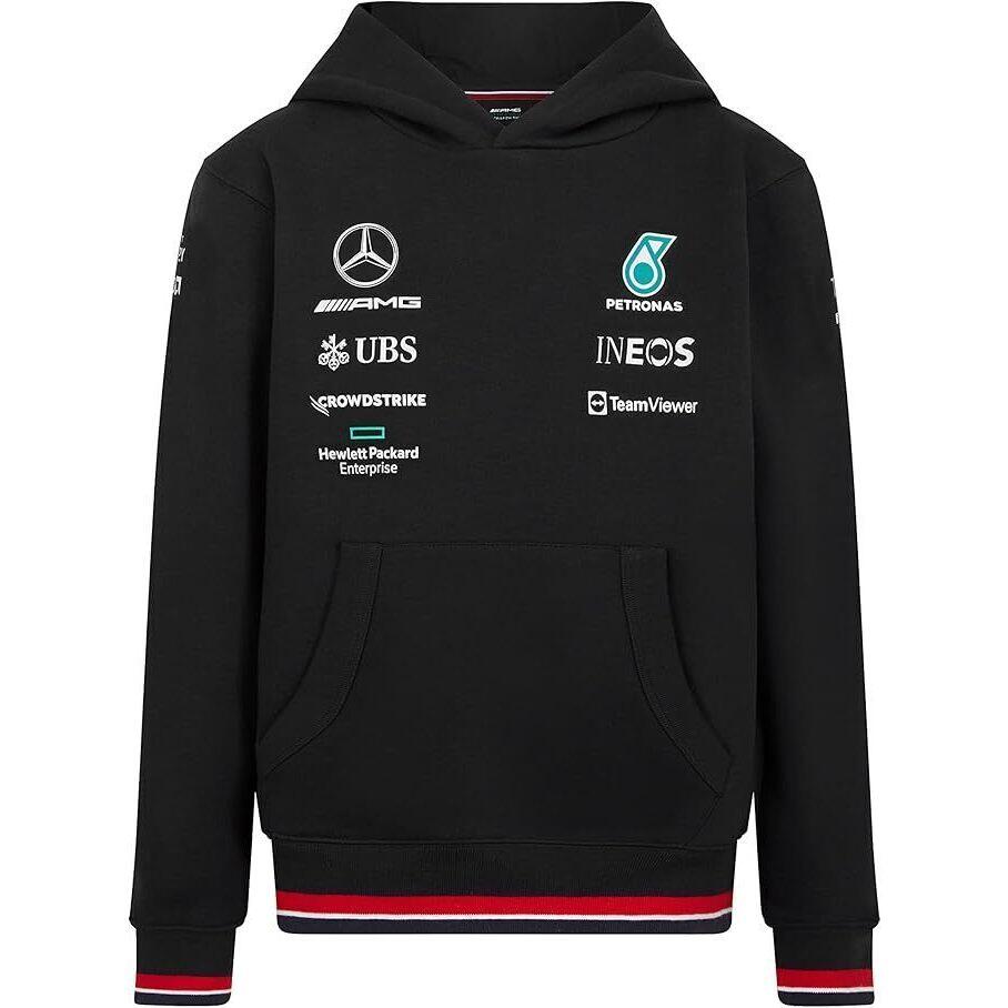 Bluza z kapturem dla dzieci Mercedes Jr Map F1 Rp Hooded Sweat