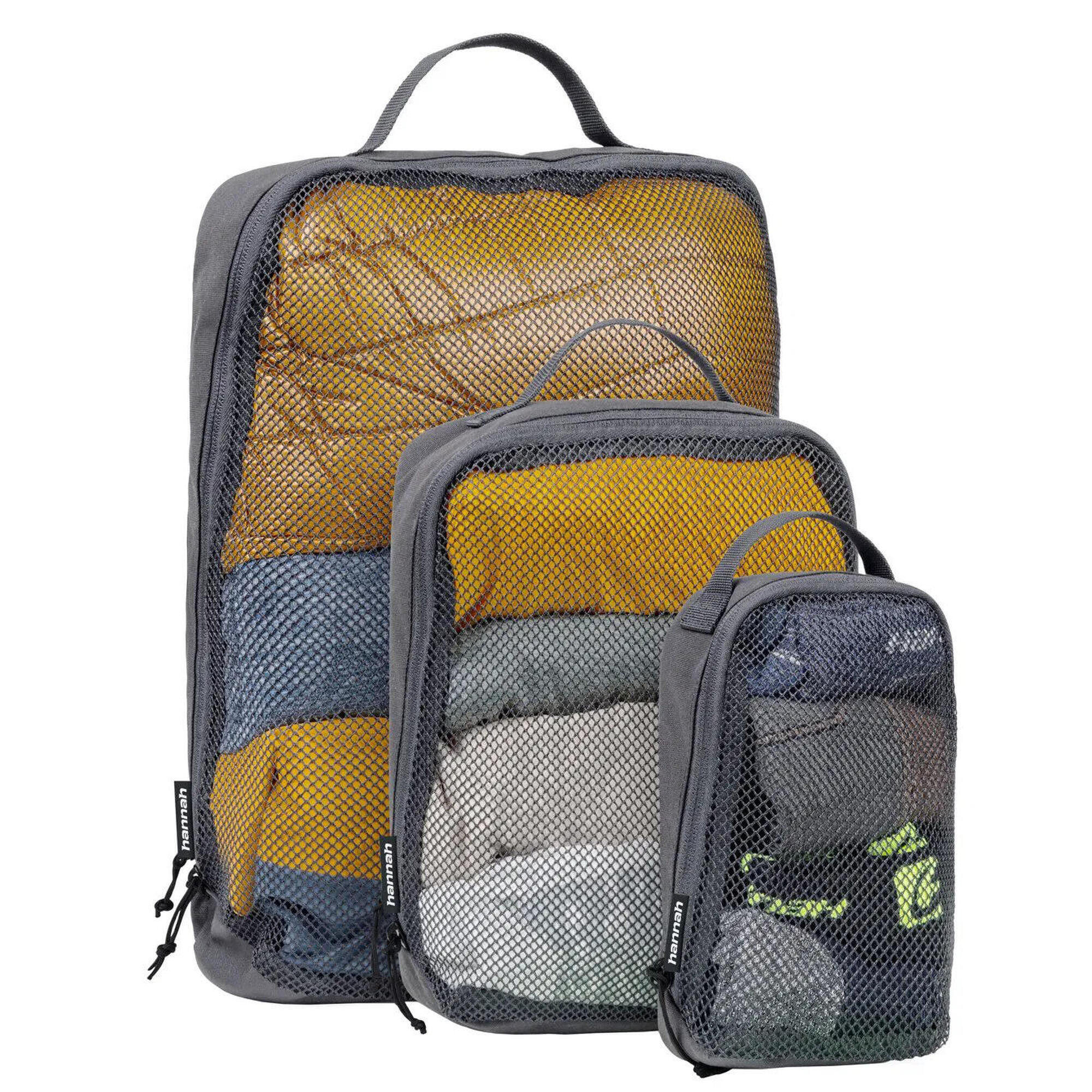 Zestaw trzech pokrowców podróżnych HANNAH Camping Set Case