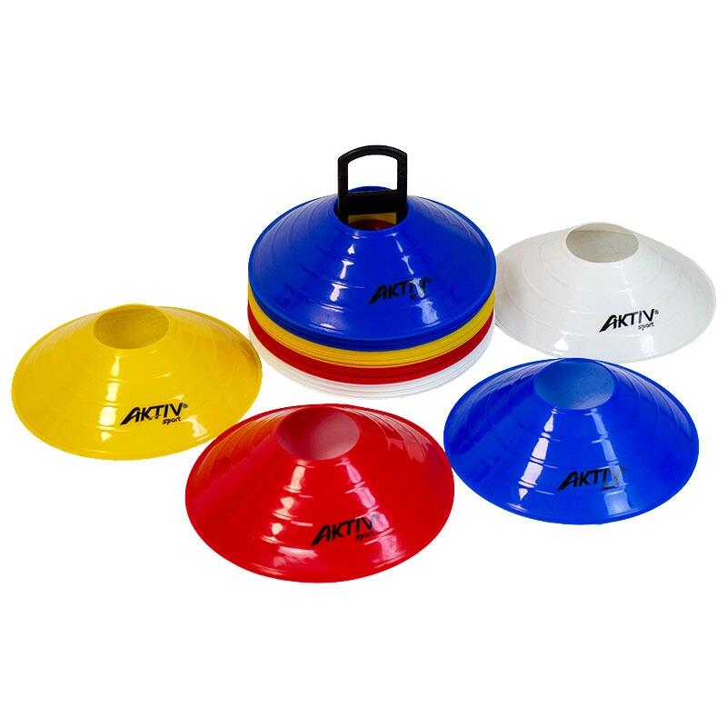 Zestaw pachołków Aktivsport, 5 cm wysokości, 40 sztuk