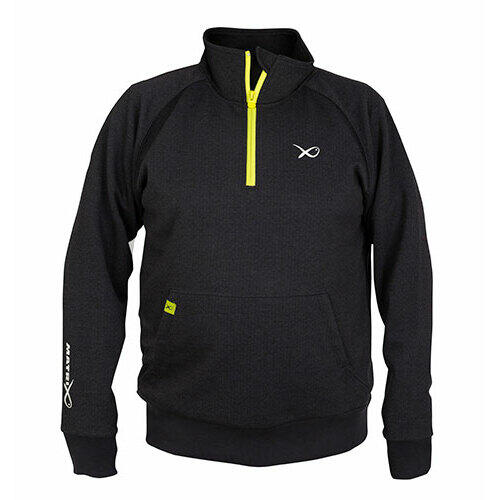 Fleece Matrix Minimal lime 1/4 Zip