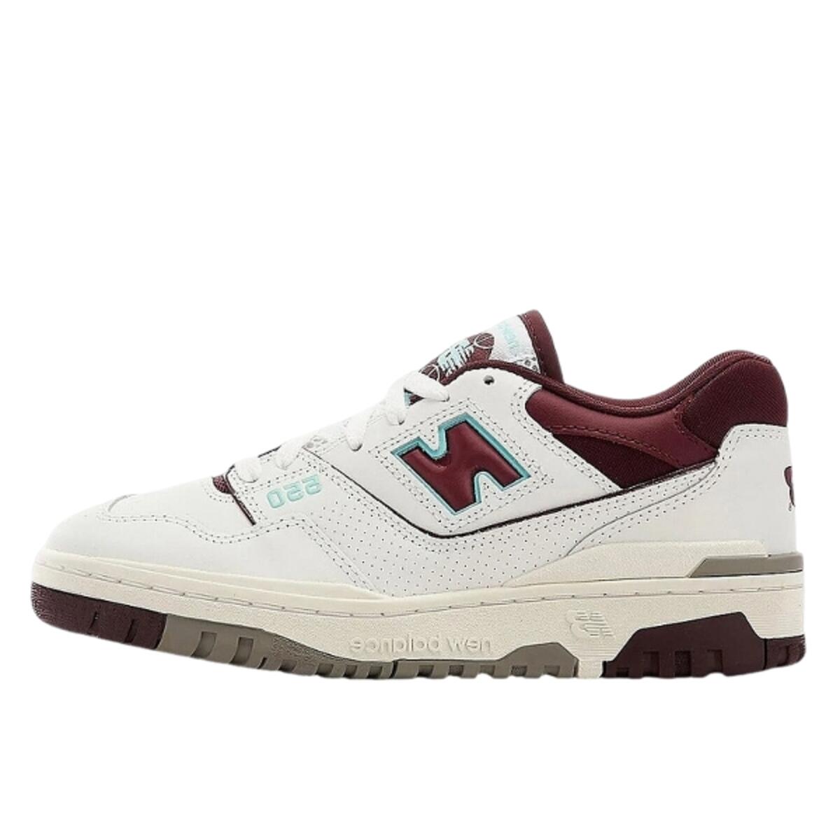 Buty do chodzenia dla dorosłych New Balance 550 White Burgundy