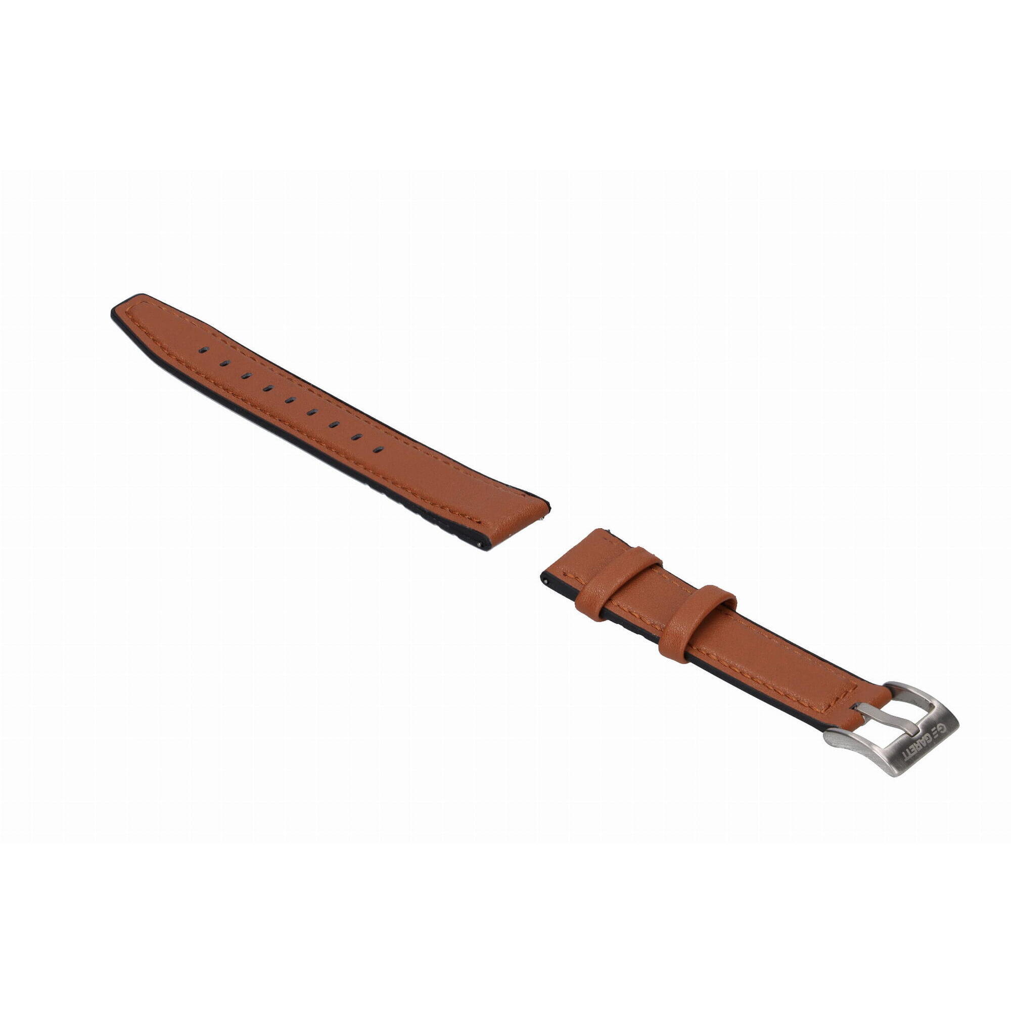 Pasek Garett Men Elegance RT jasny brąz skórzany