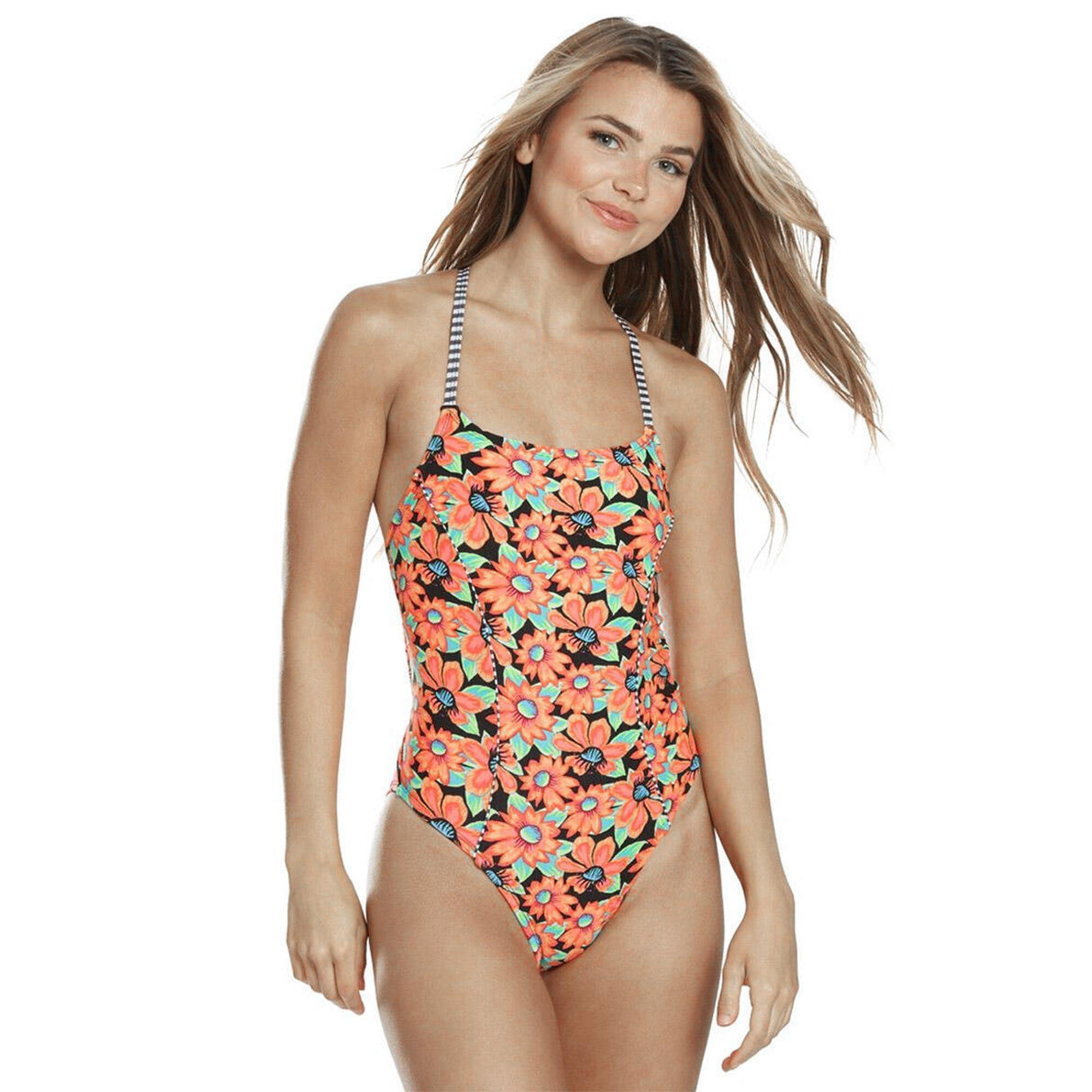 Strój Kąpielowy Dolfin Reliance Veyron V Back – Niebieski – Rozmiar 26