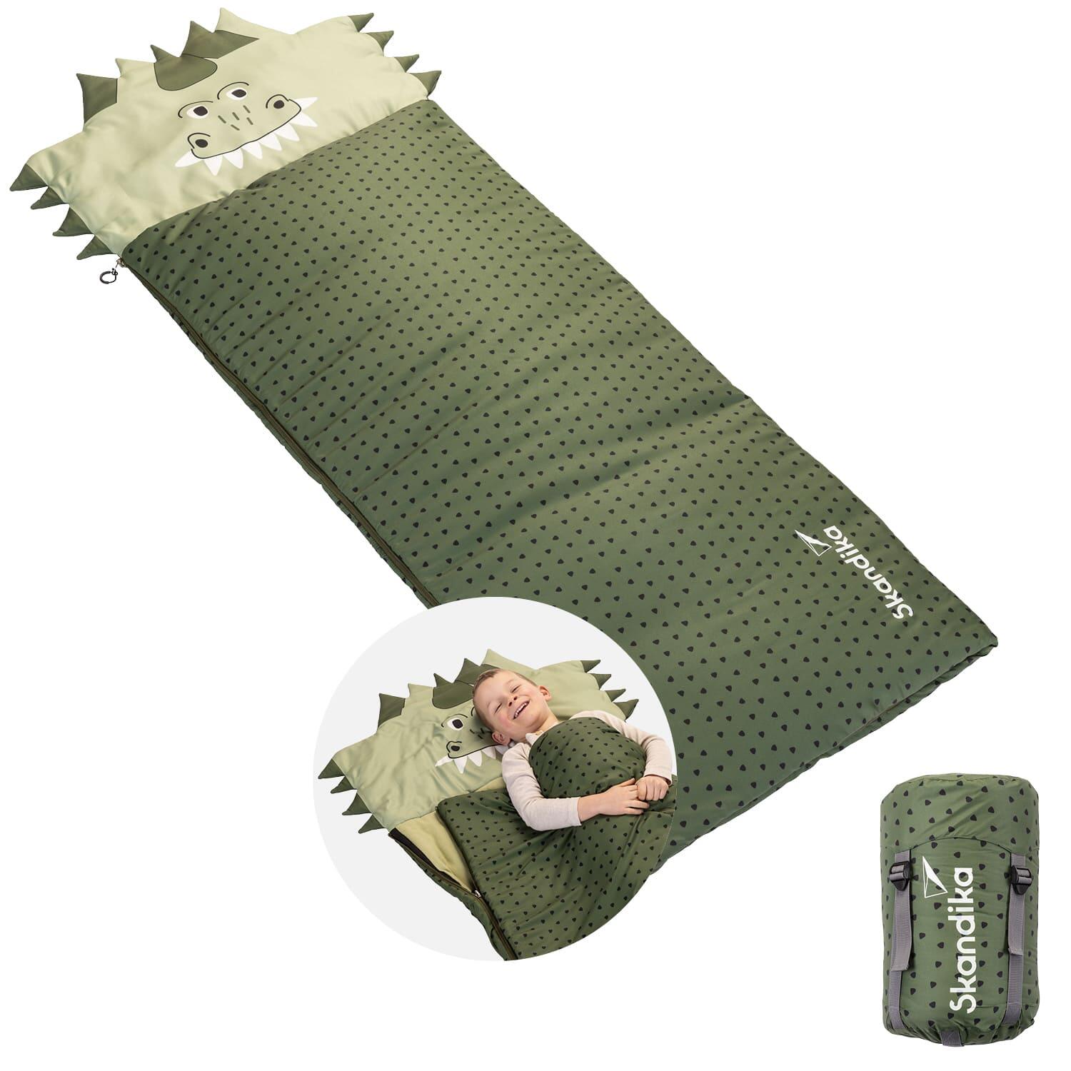 Śpiwór kempingowy dla dzieci Soti, 3 sezony, 13 - 3°C, miękka flanela