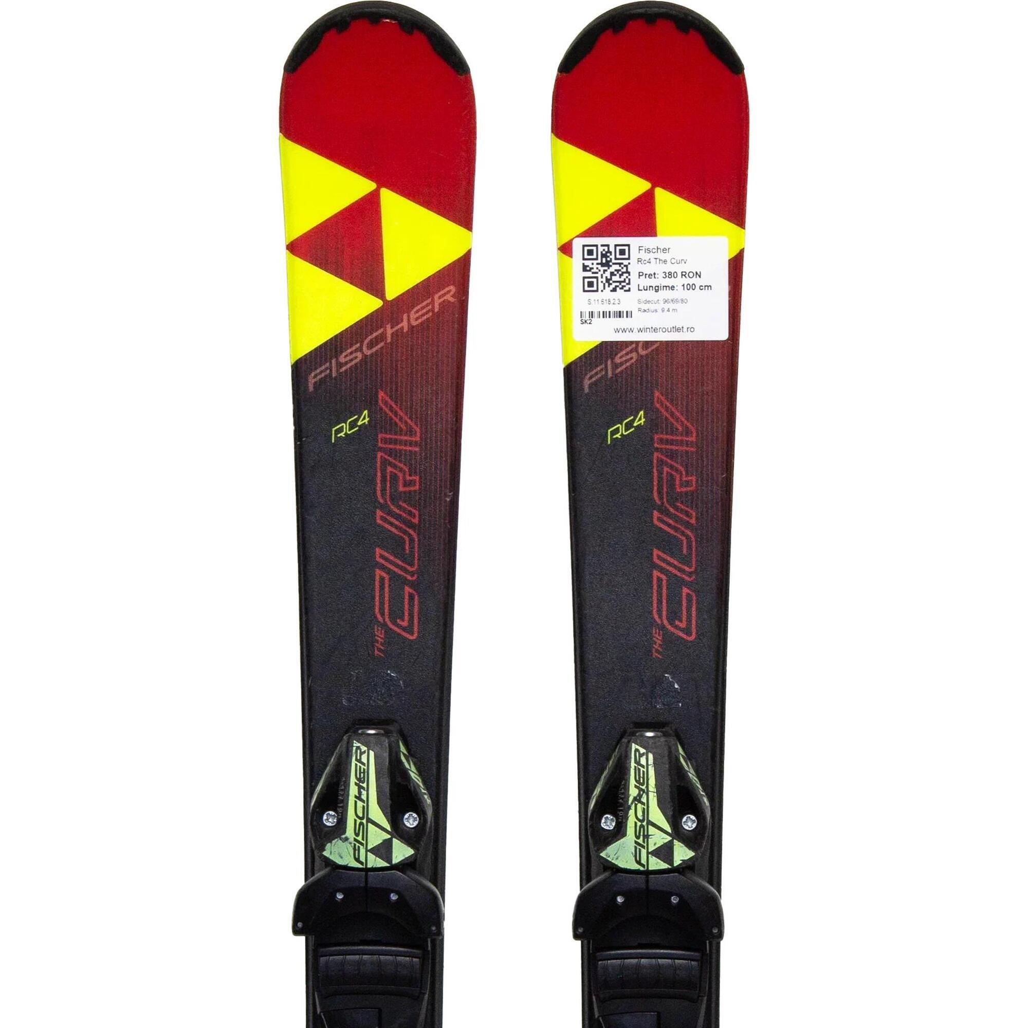 Second Life- Narty FISCHER Rc4 The Curv, 100 cm - Stan bardzo dobry