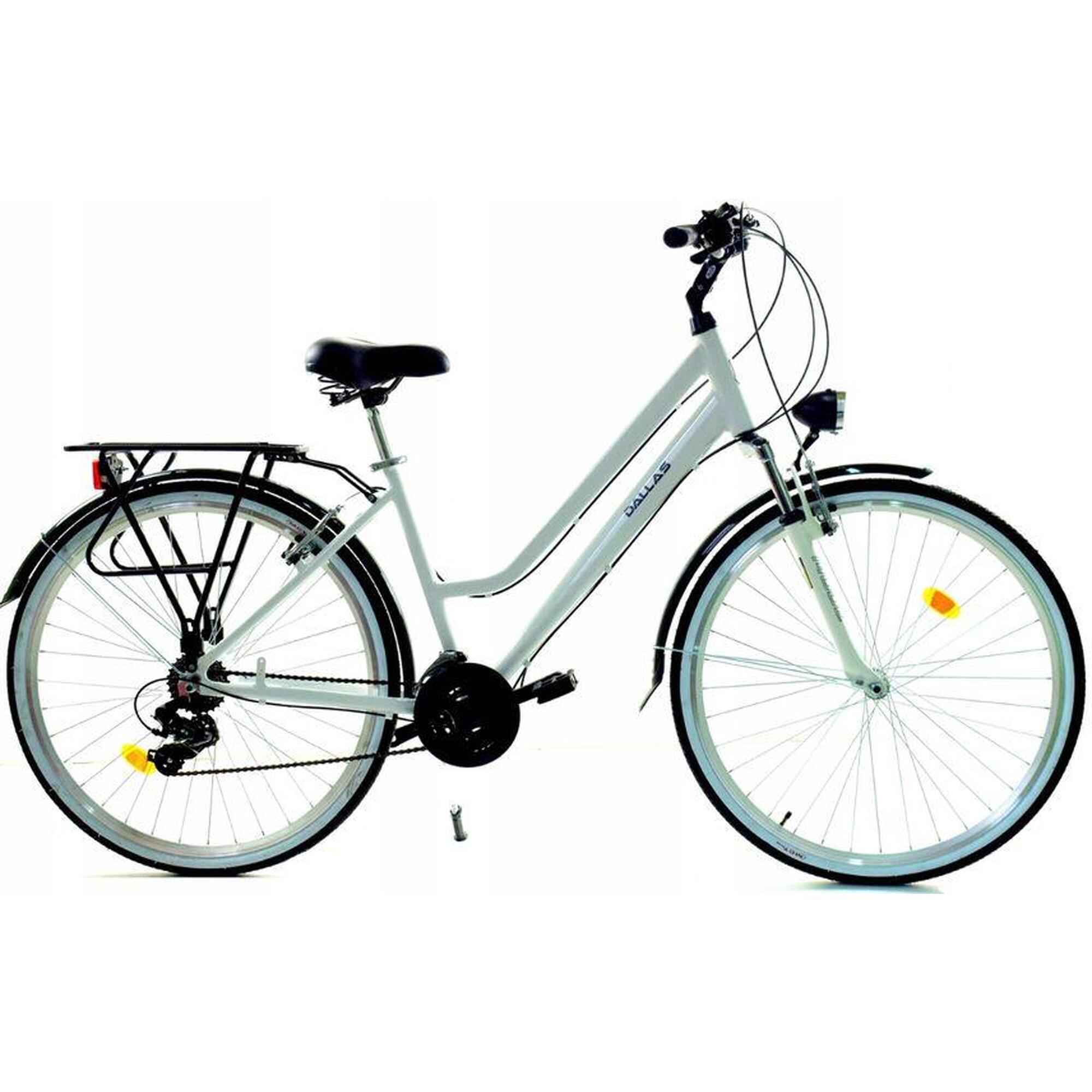 Rower Miejsko-Trekkingowy Dallas Bike City Trekking Alu 28" 21spd