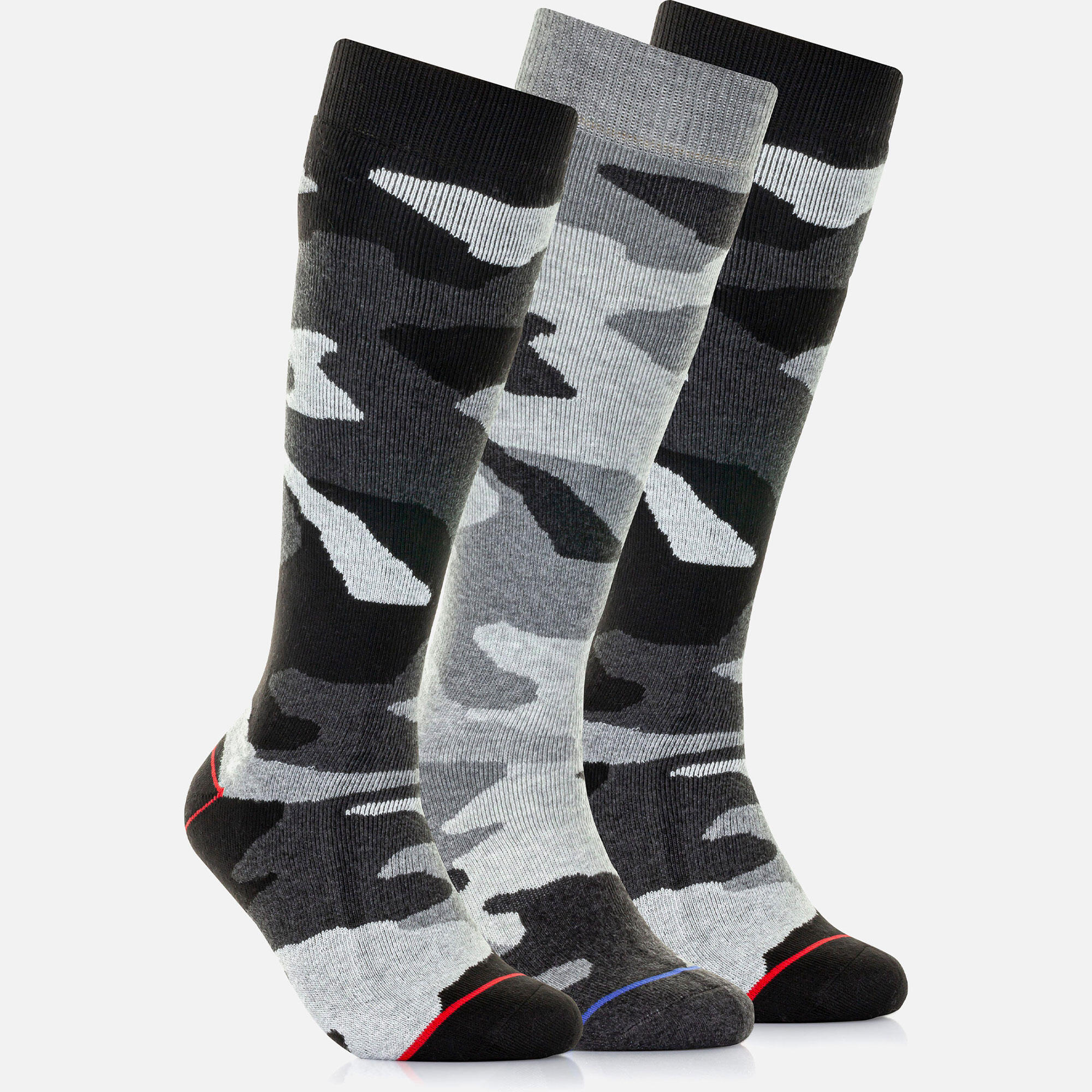 Skarpety Męskie Zimowe Narciarskie Zestaw 3 sztuk SURFANIC Pro Tech Camo