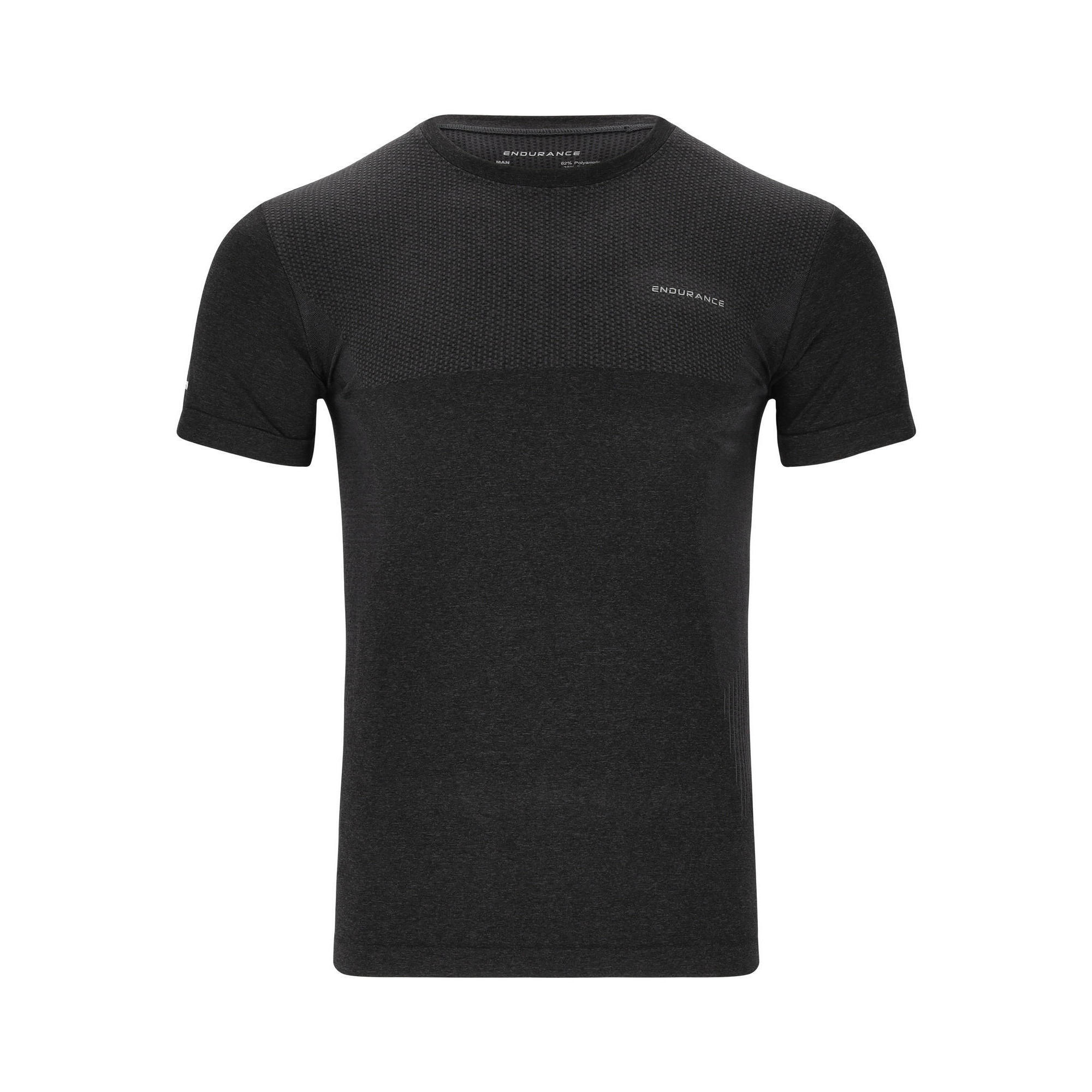 Koszulka treningowa męska Endurance Jaro Melange Seamless S/S