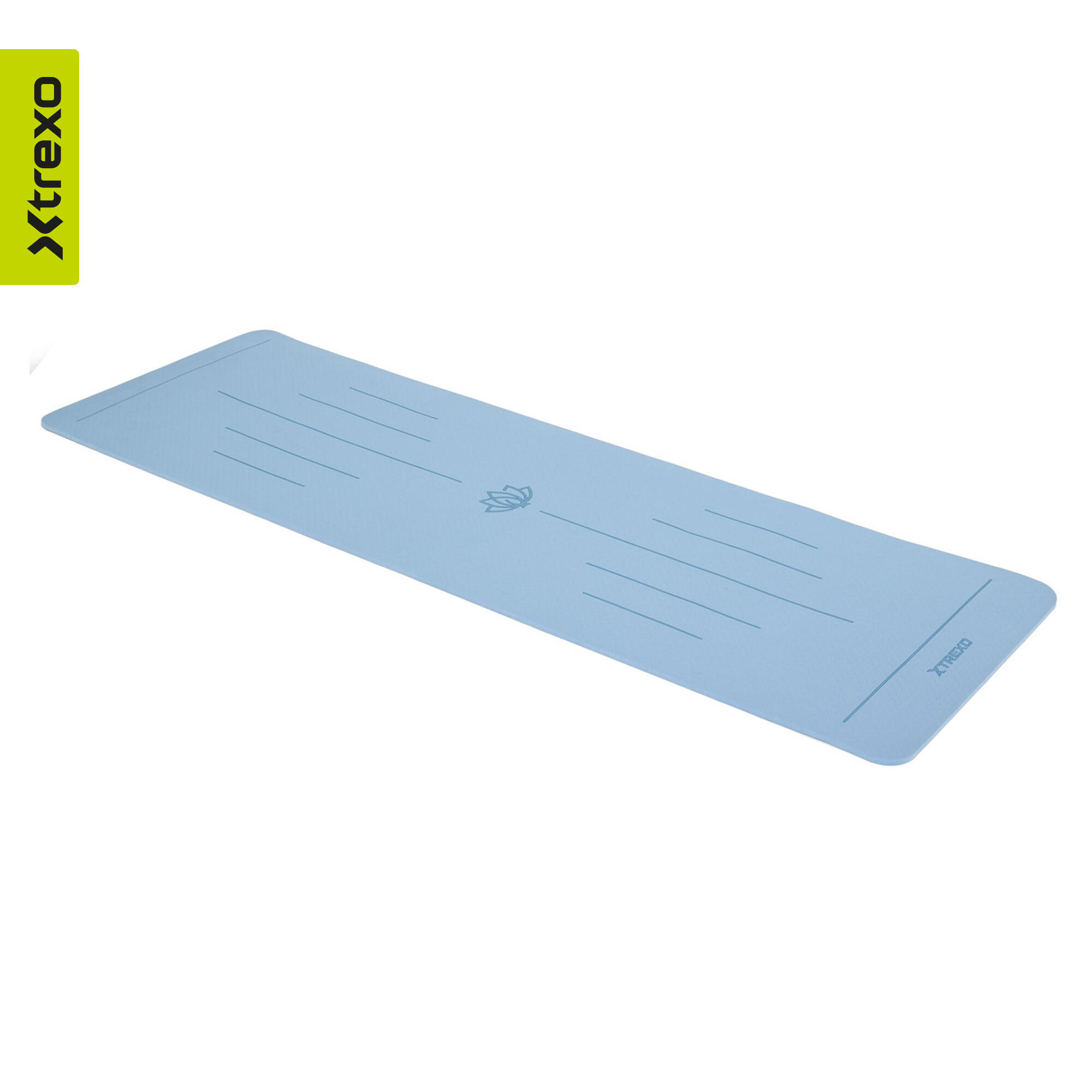 Mata XTREXO do ćwiczeń i jogi antypoślizgowa 6mm