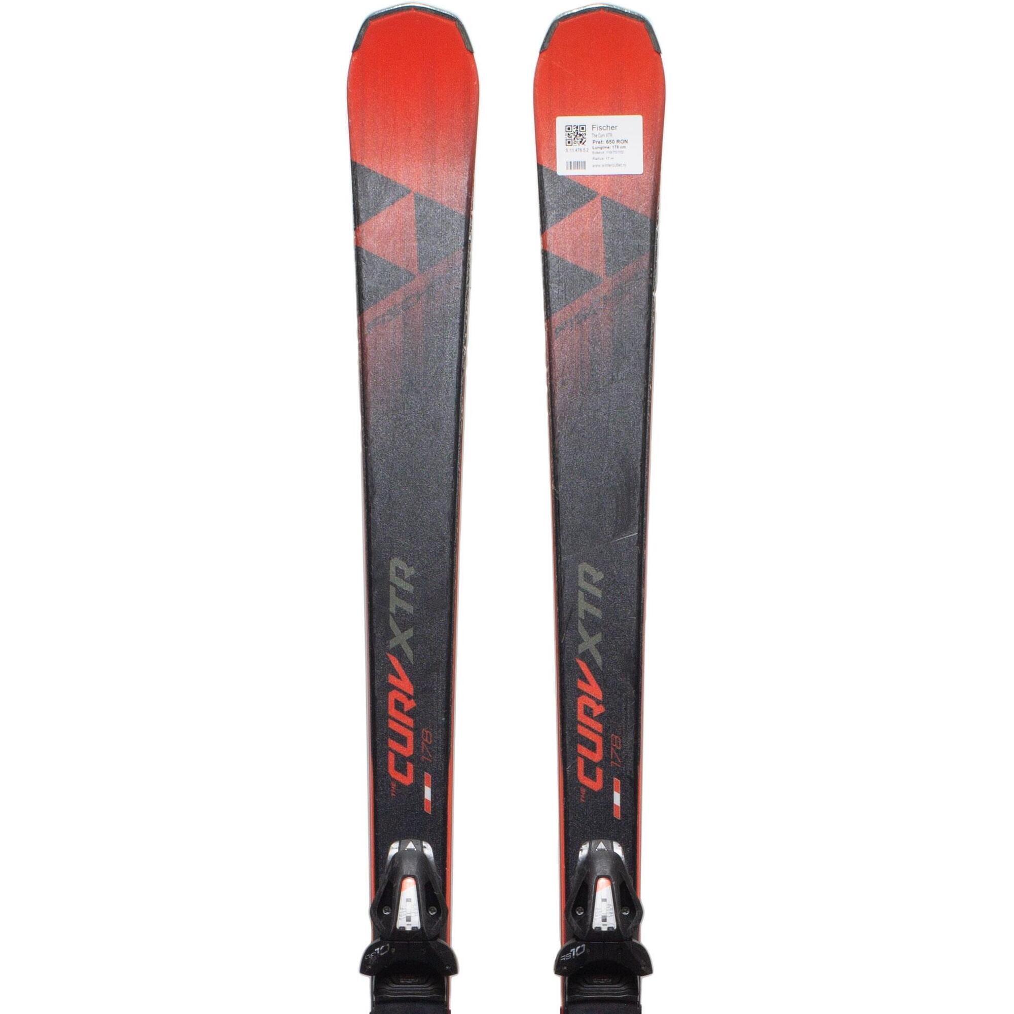 Second Life- Narty FISCHER The Curv XTR, 157 cm- Stan dobry