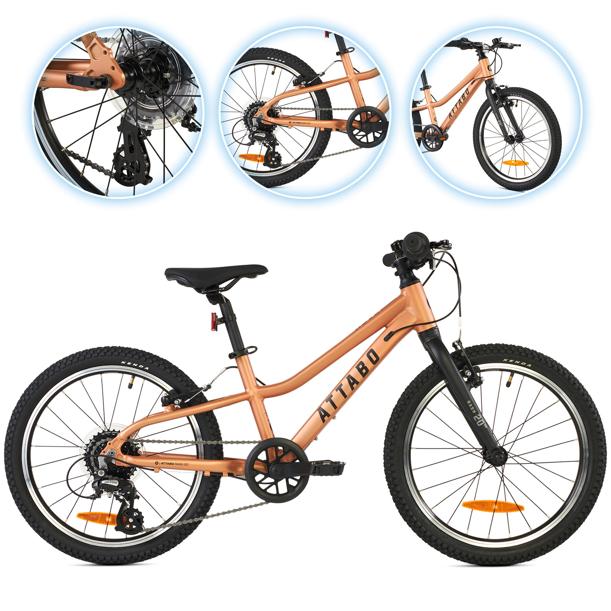 Rower dziecięcy ATTABO RASH 20"