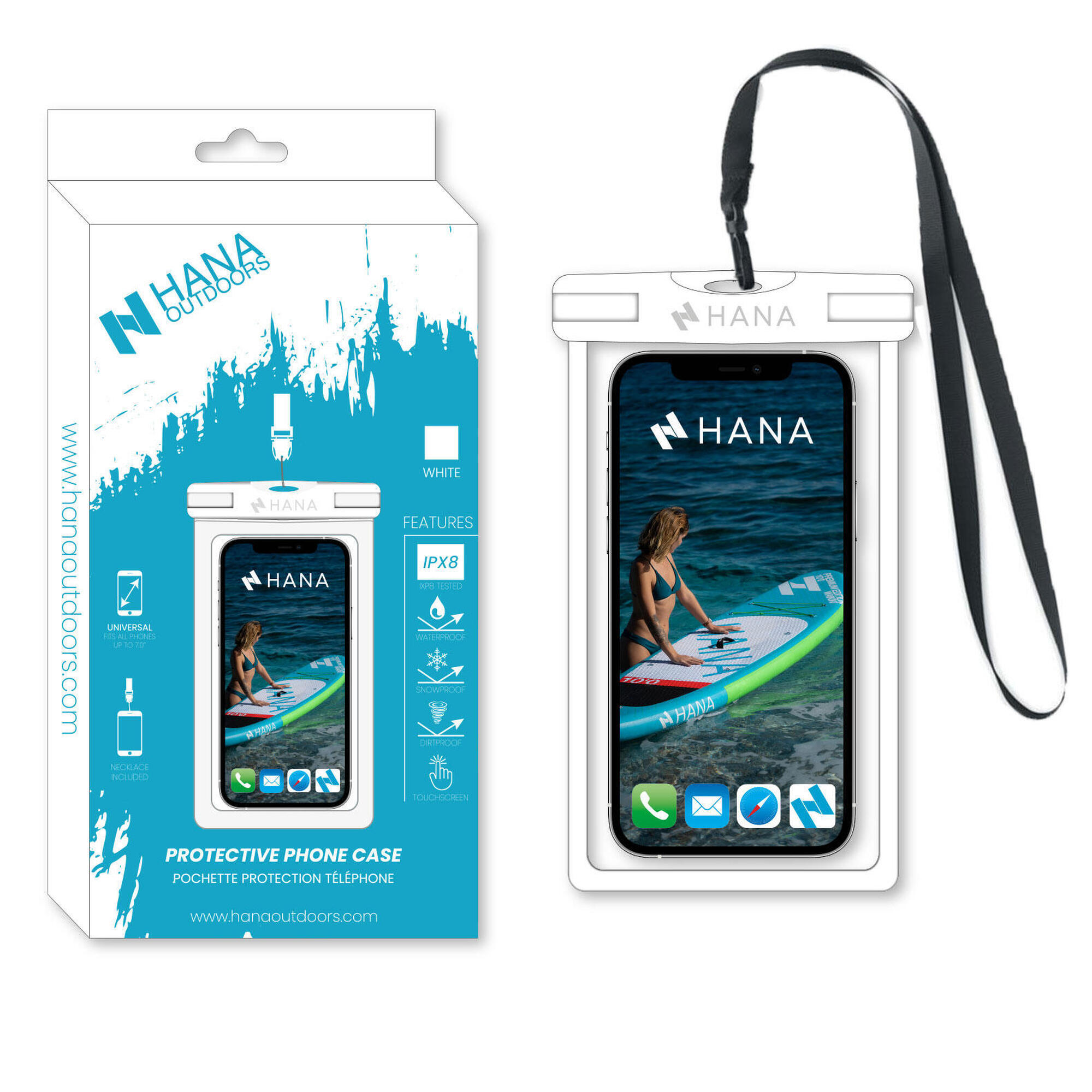 Etui ochronne na telefon komórkowy - biały