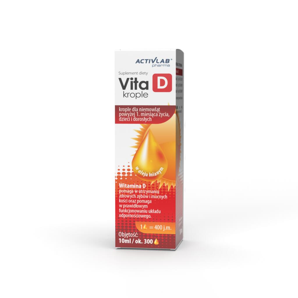 Witamina D3 w kroplach Vita D3 Activlab Pharma