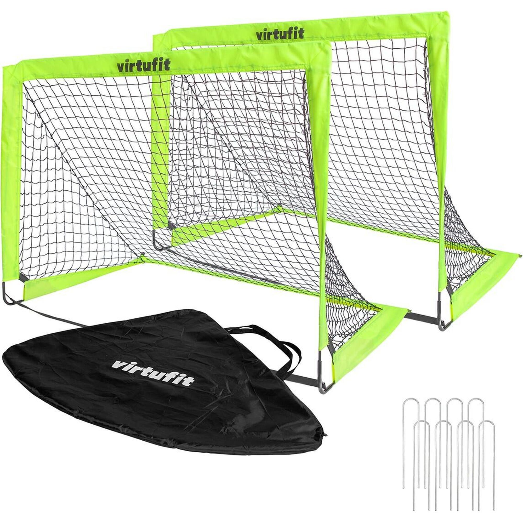 Zestaw bramek do piłki nożnej Pop-Up - 120 x 90 cm