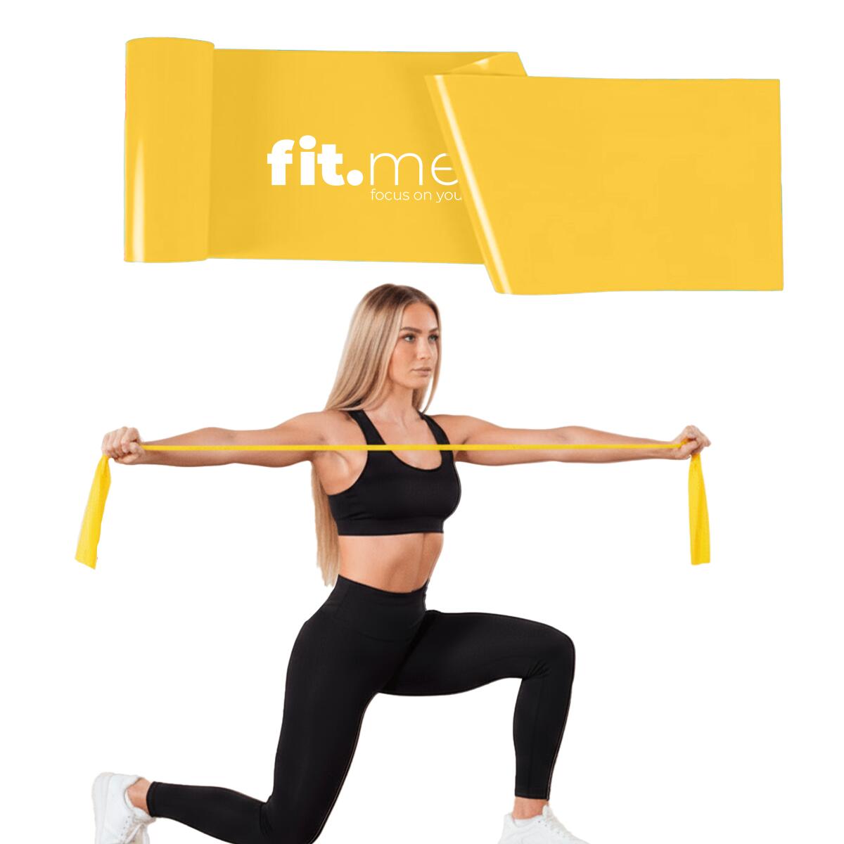 Guma Do Ćwiczeń Taśma Rehabilitacyjna Fit.me 150cm x 15cm