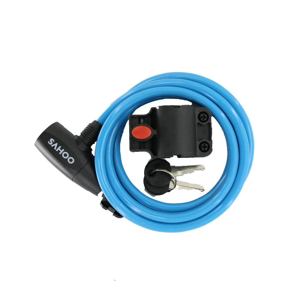 Zapięcie rowerowe spiralne na klucz SAHOO