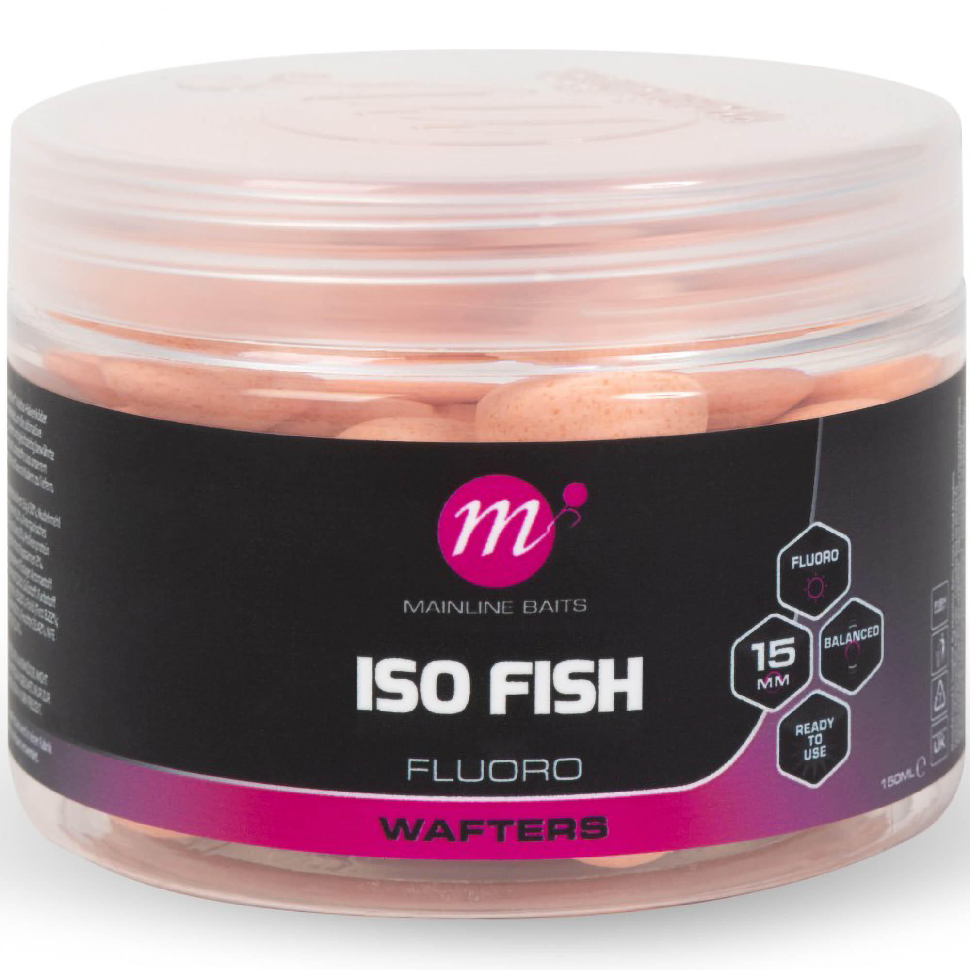 Przynęta Kulki Mainline Iso Fish Fluoro Wafters 15Mm Pink